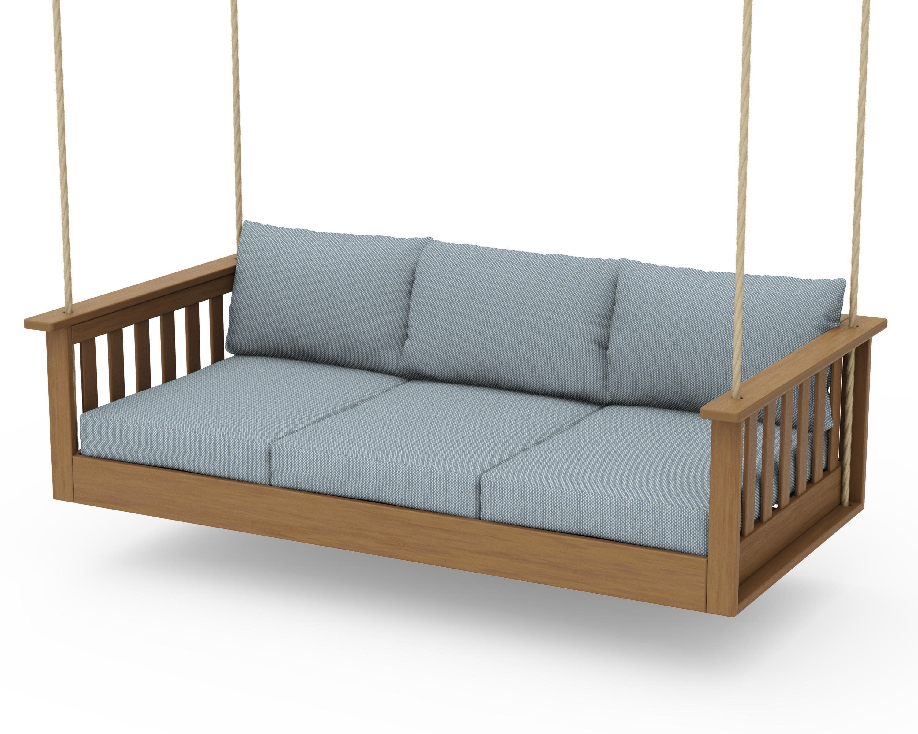 Vineyard Daybed Swing in Natural / Exhale Sky