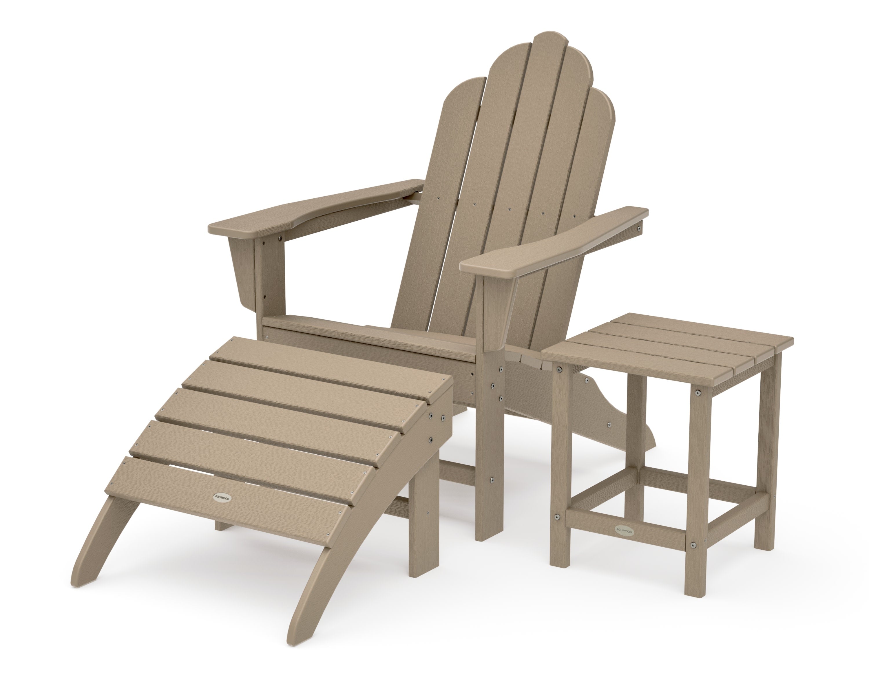 Long Island Adirondack 3-Piece Set in Vintage Sahara