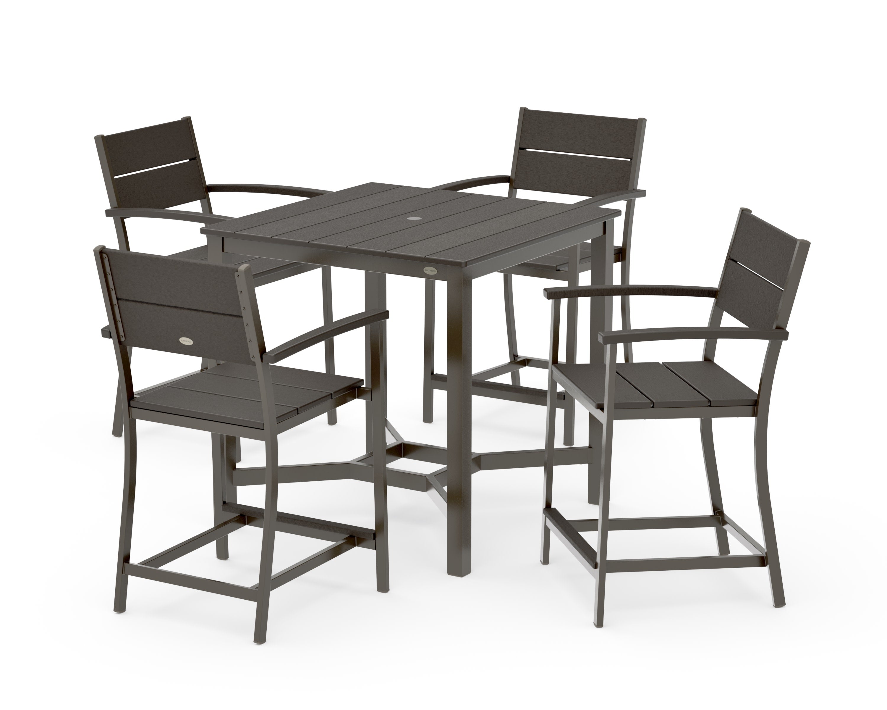 Main Street 5-Piece Counter Set in Bronze / Vintage Coffee