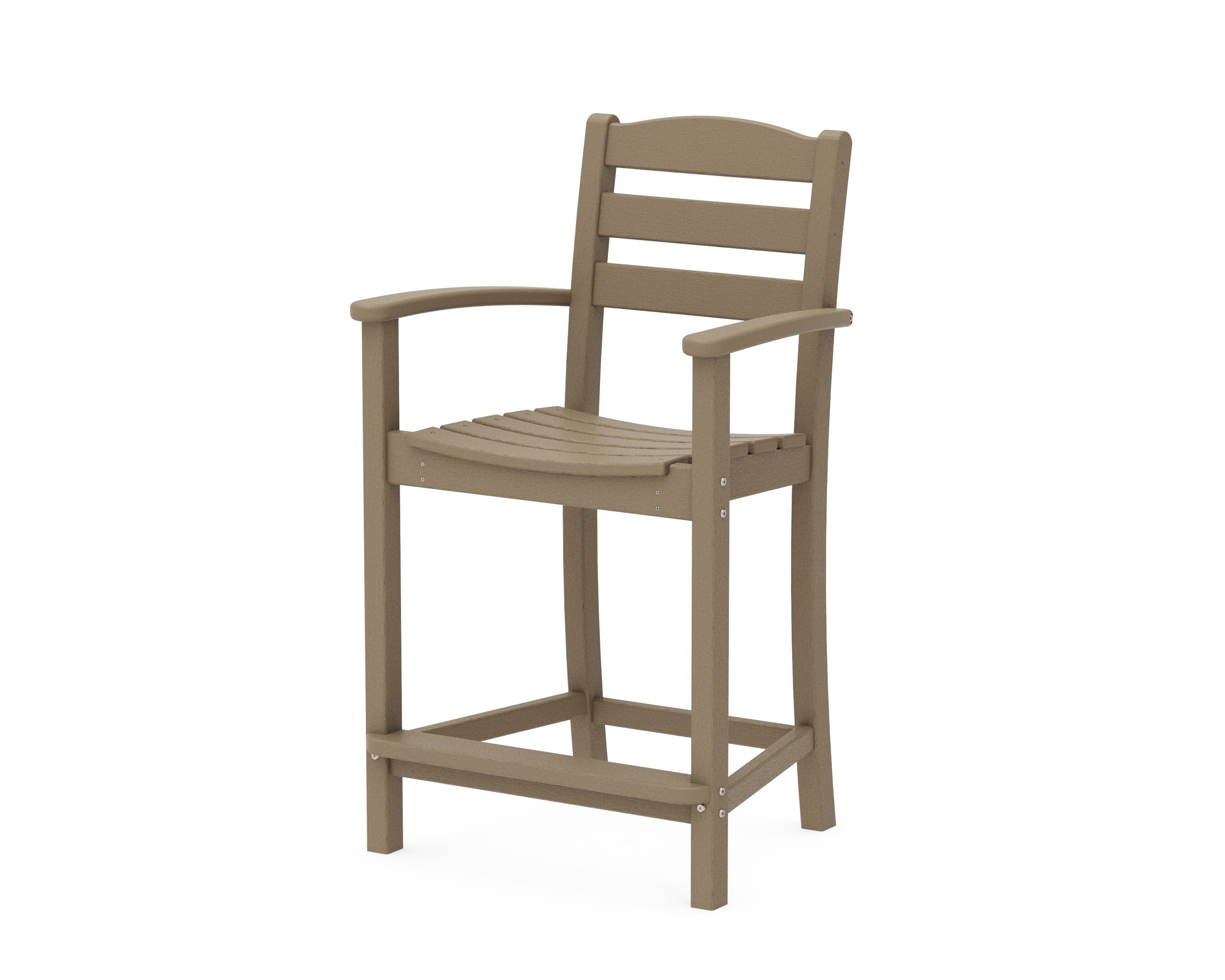 La Casa Caf Counter Arm Chair in Vintage Sahara