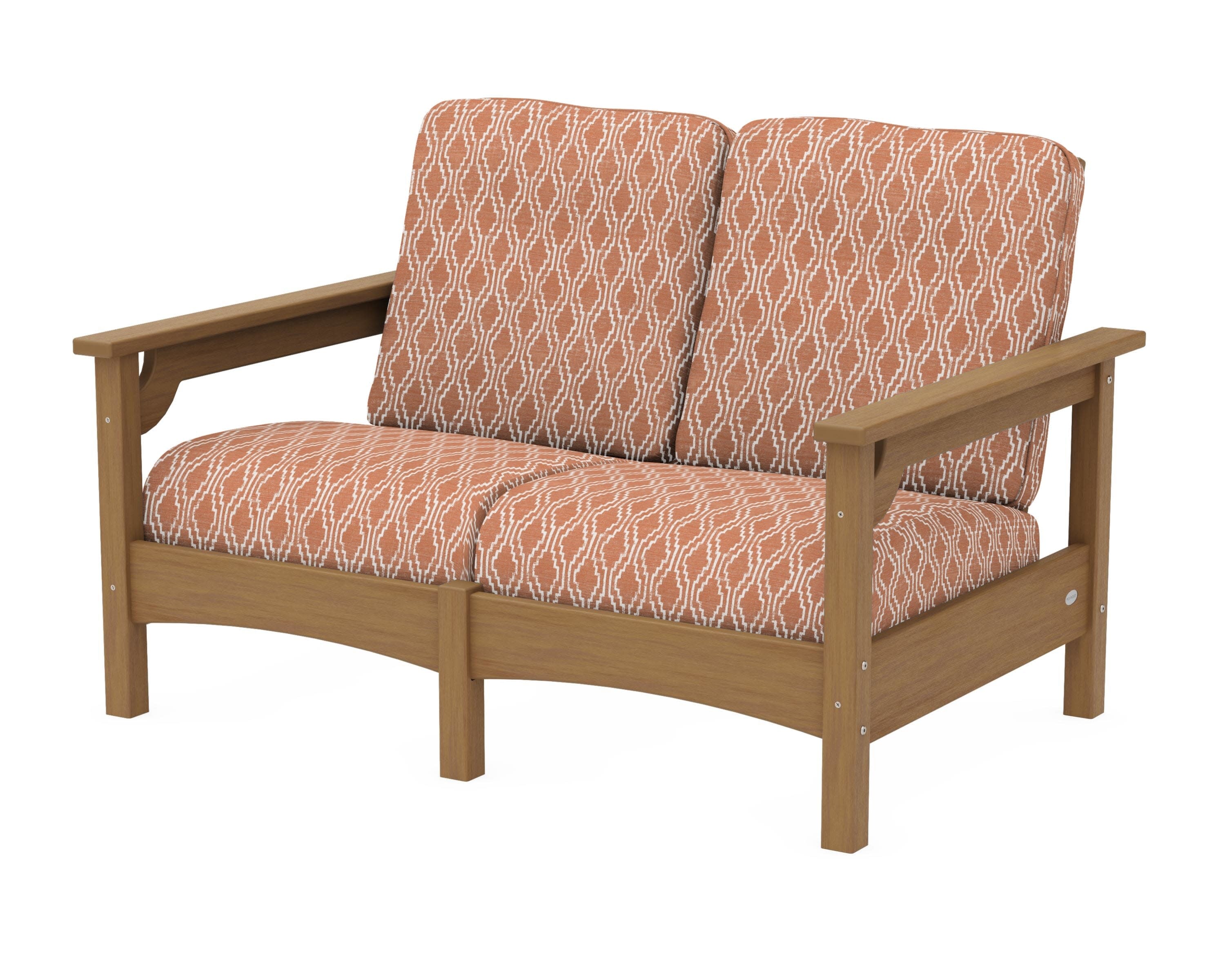 Club Loveseat in Natural / Solve Clay