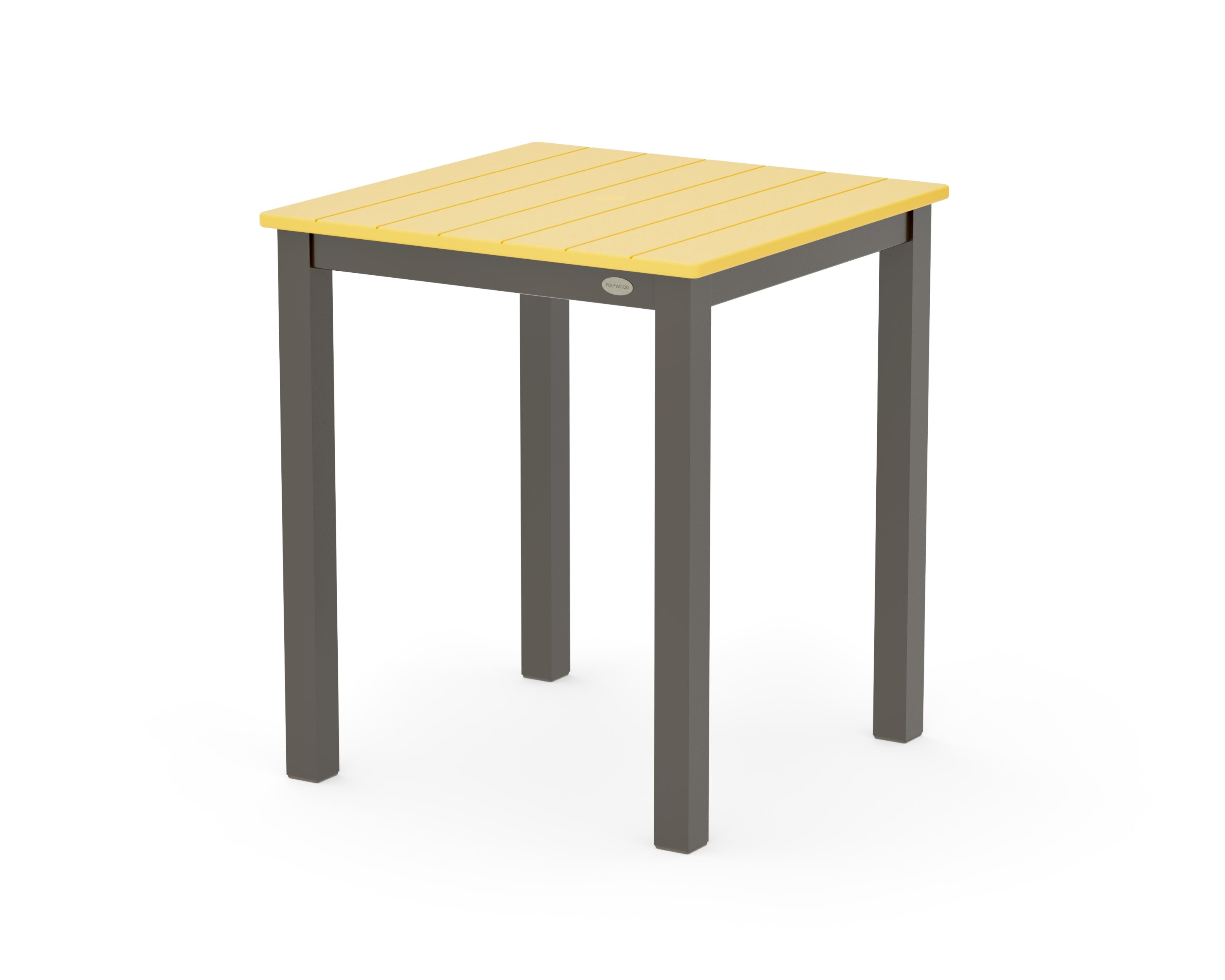 Main Street 26 x 26 Dining Table in Bronze / Lemon