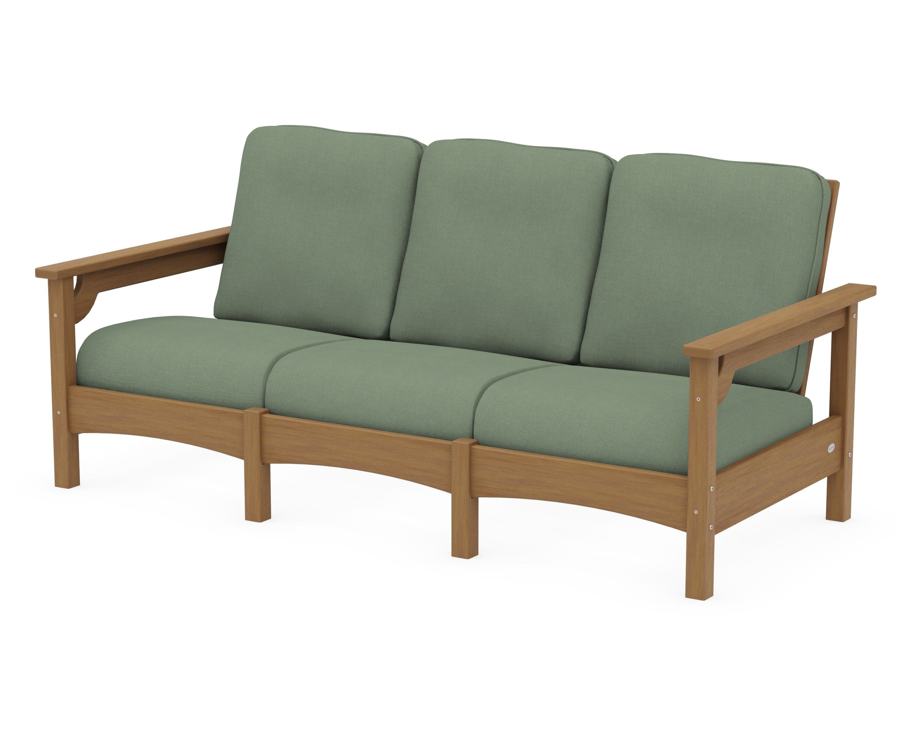 Club Sofa in Natural / Exhale Rainwashed