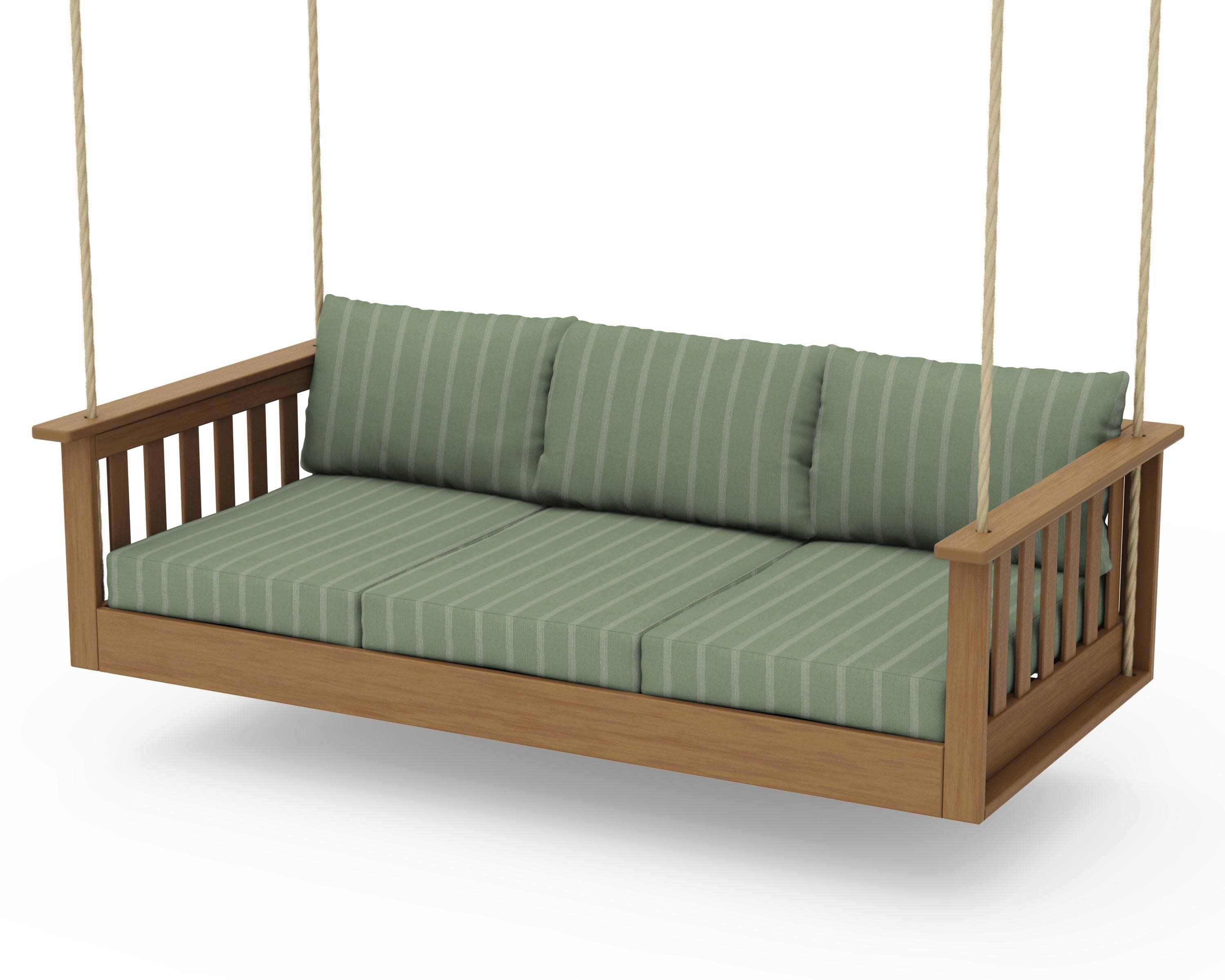 Vineyard Daybed Swing in Natural / Unwind Rainwashed