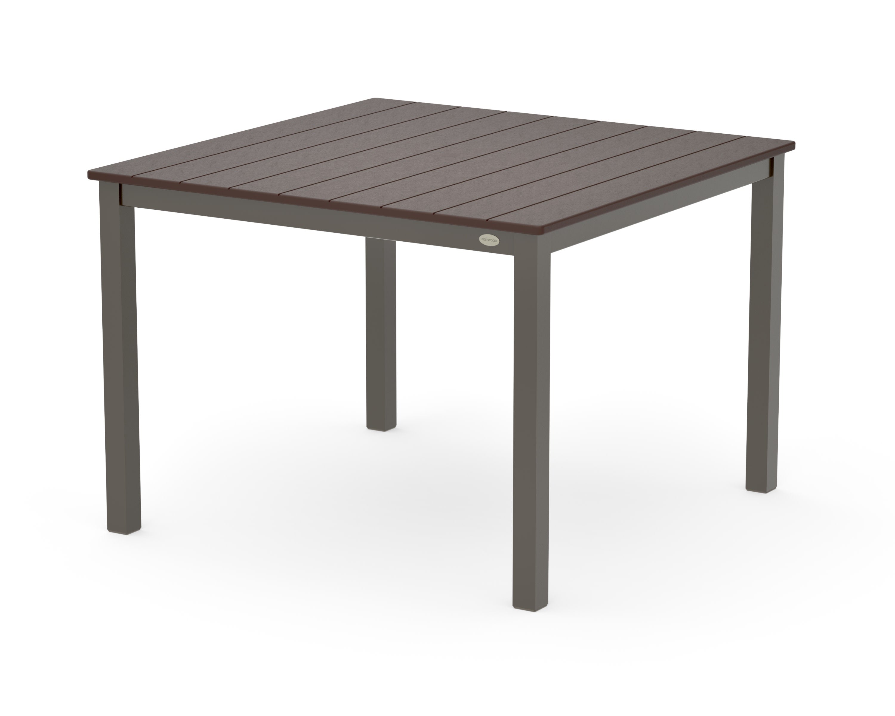 Main Street 42 x 42 Dining Table in Bronze / Mahogany