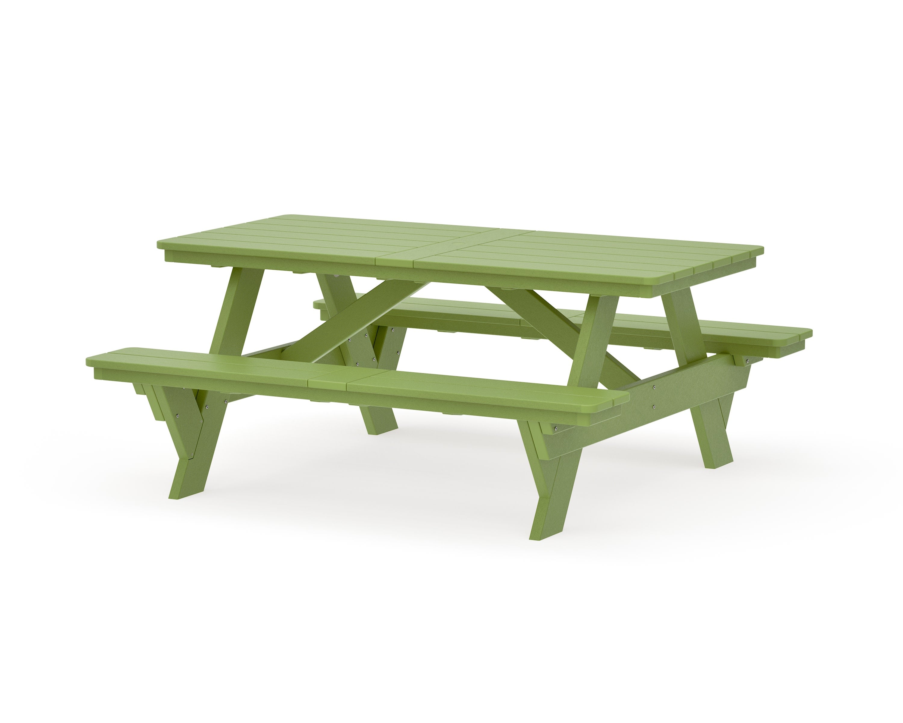 Rockford 72 Picnic Table in Lime