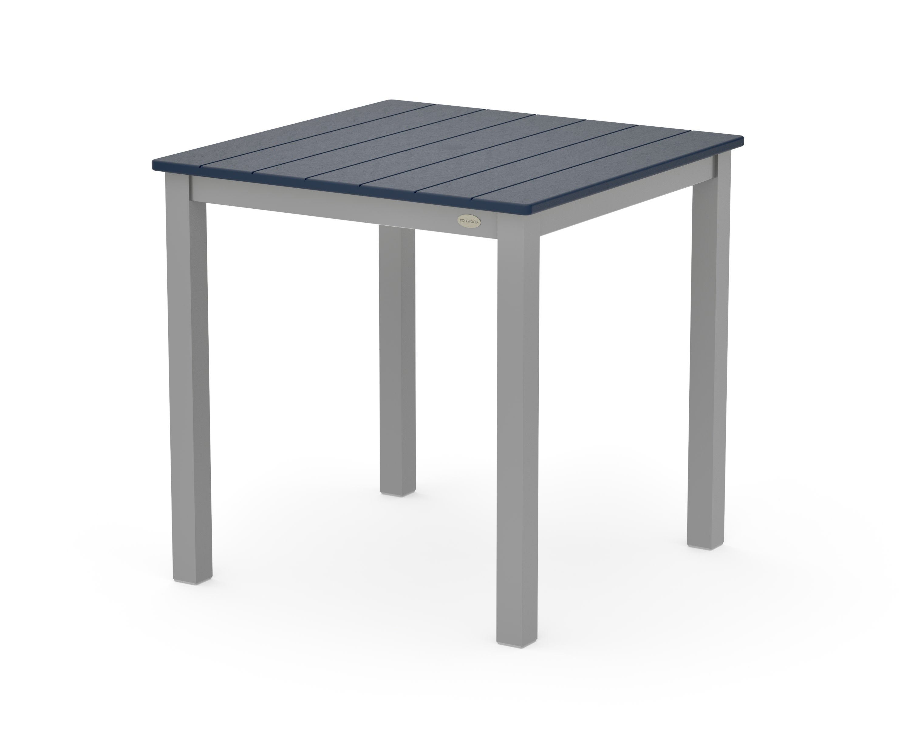 Main Street 30 x 30 Dining Table in Silver / Navy