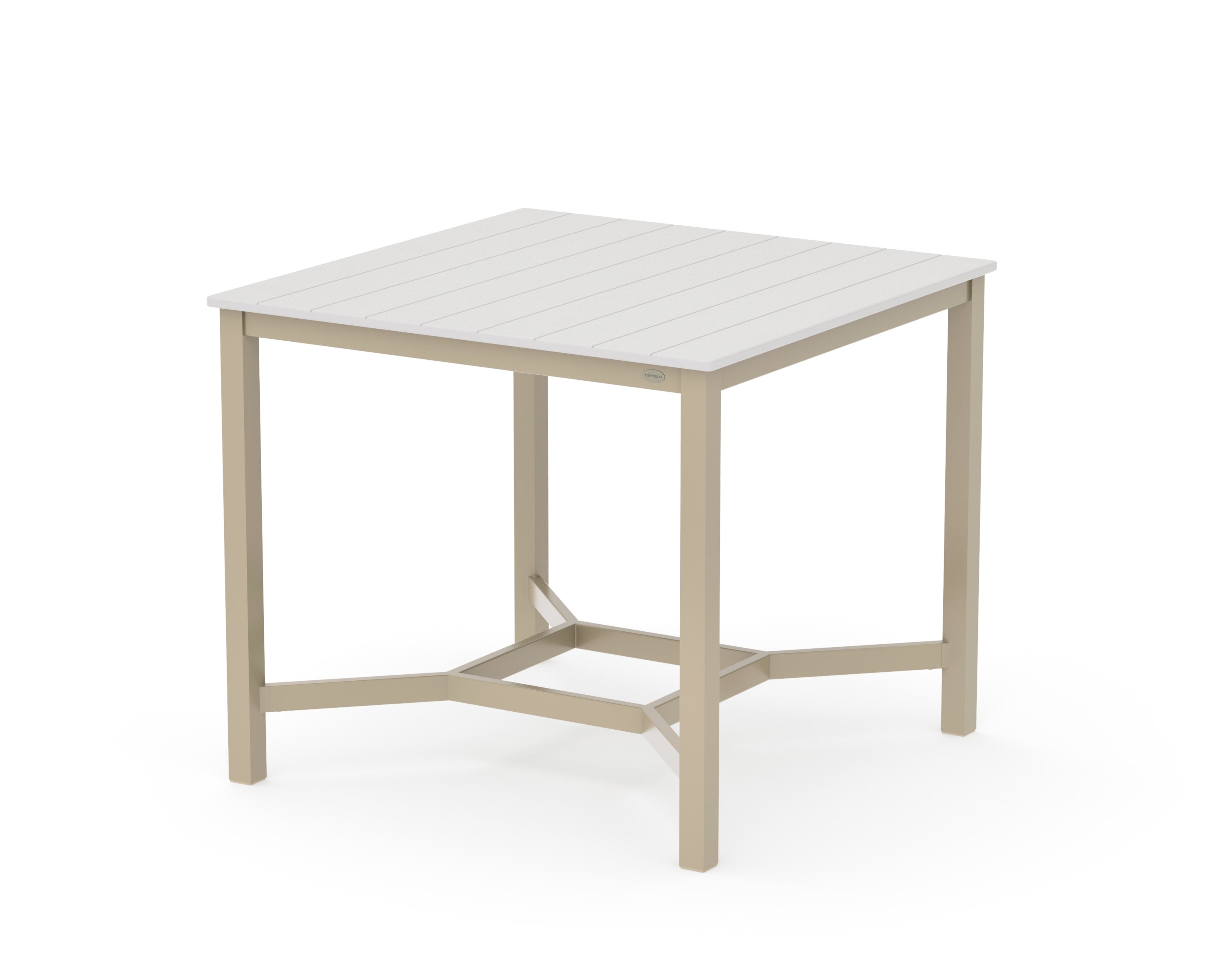 Main Street 42 x 42 Counter Table in Sand / Vintage White