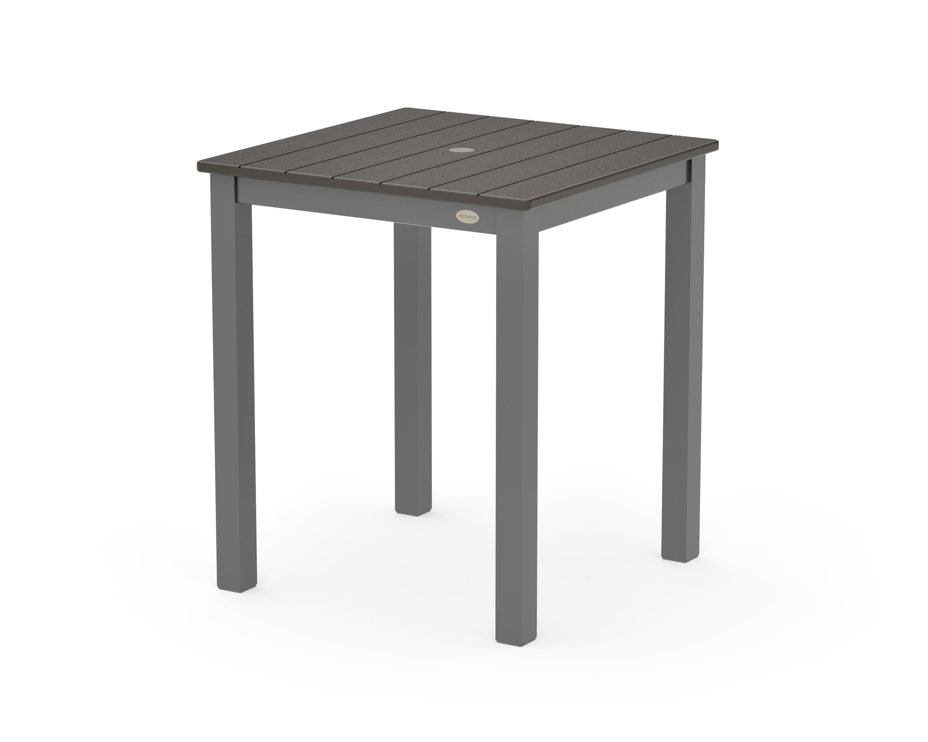 Main Street 26 x 26 Dining Table in Charcoal / Vintage Coffee