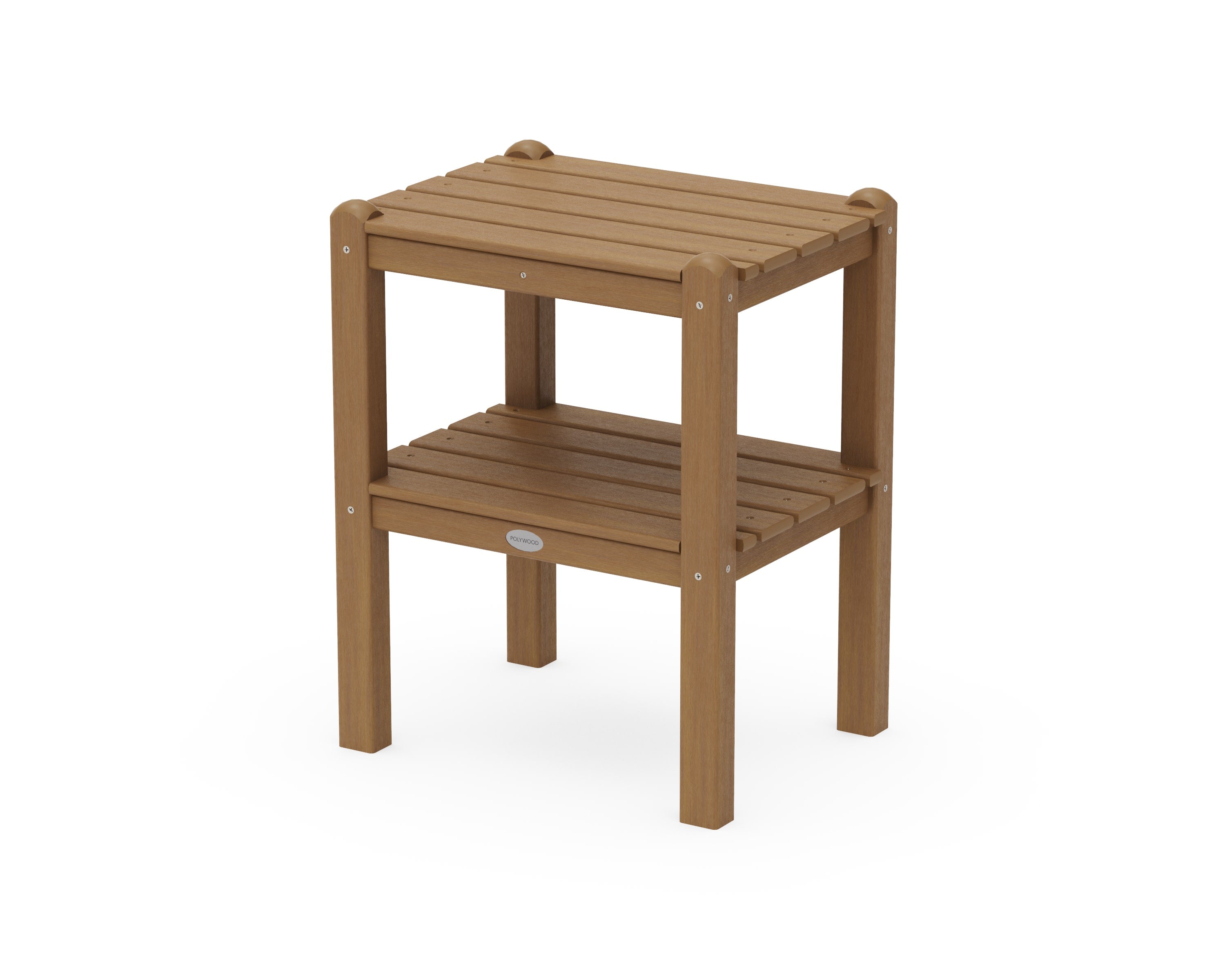 Two Shelf Side Table in Natural