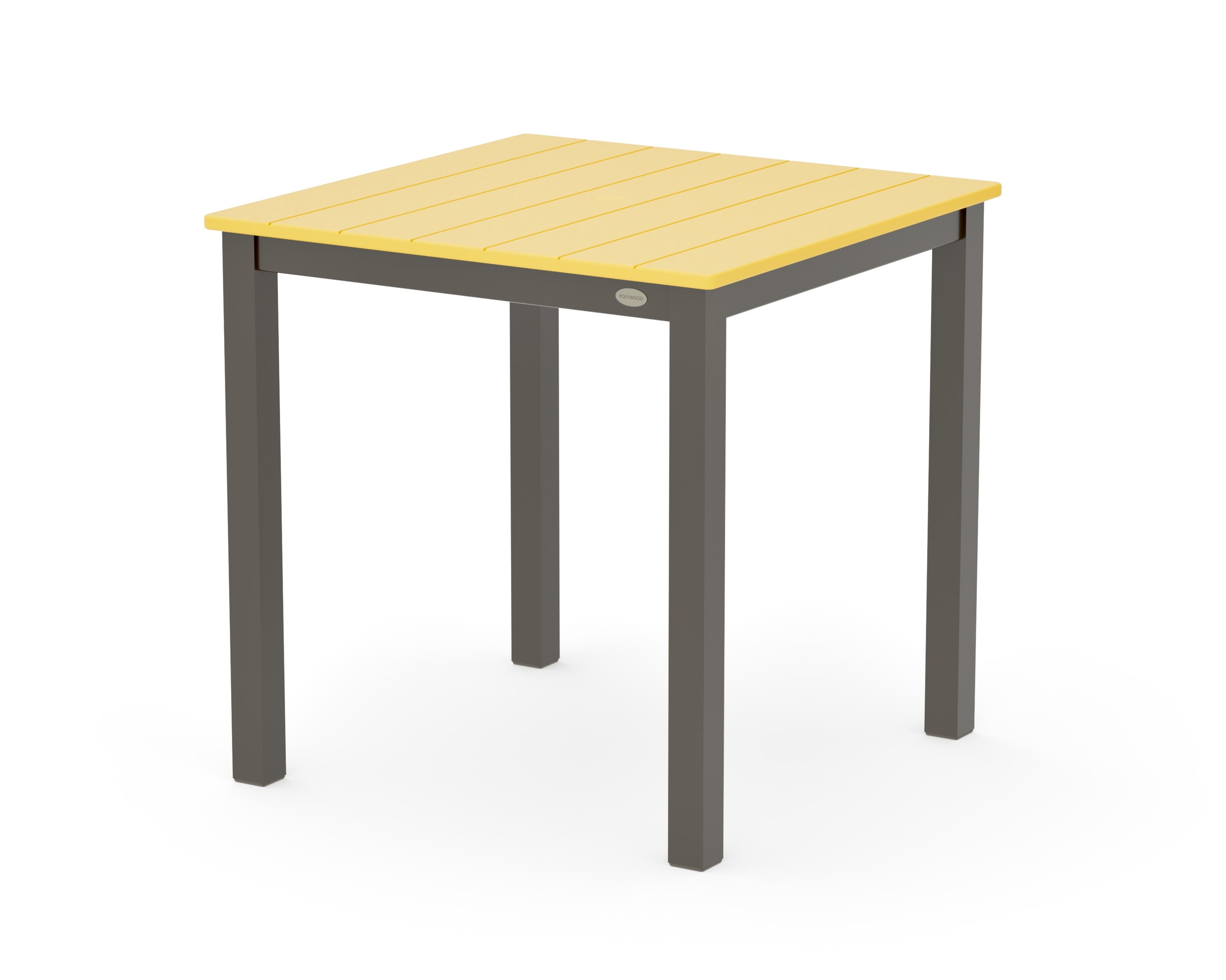 Main Street 30 x 30 Dining Table in Bronze / Lemon