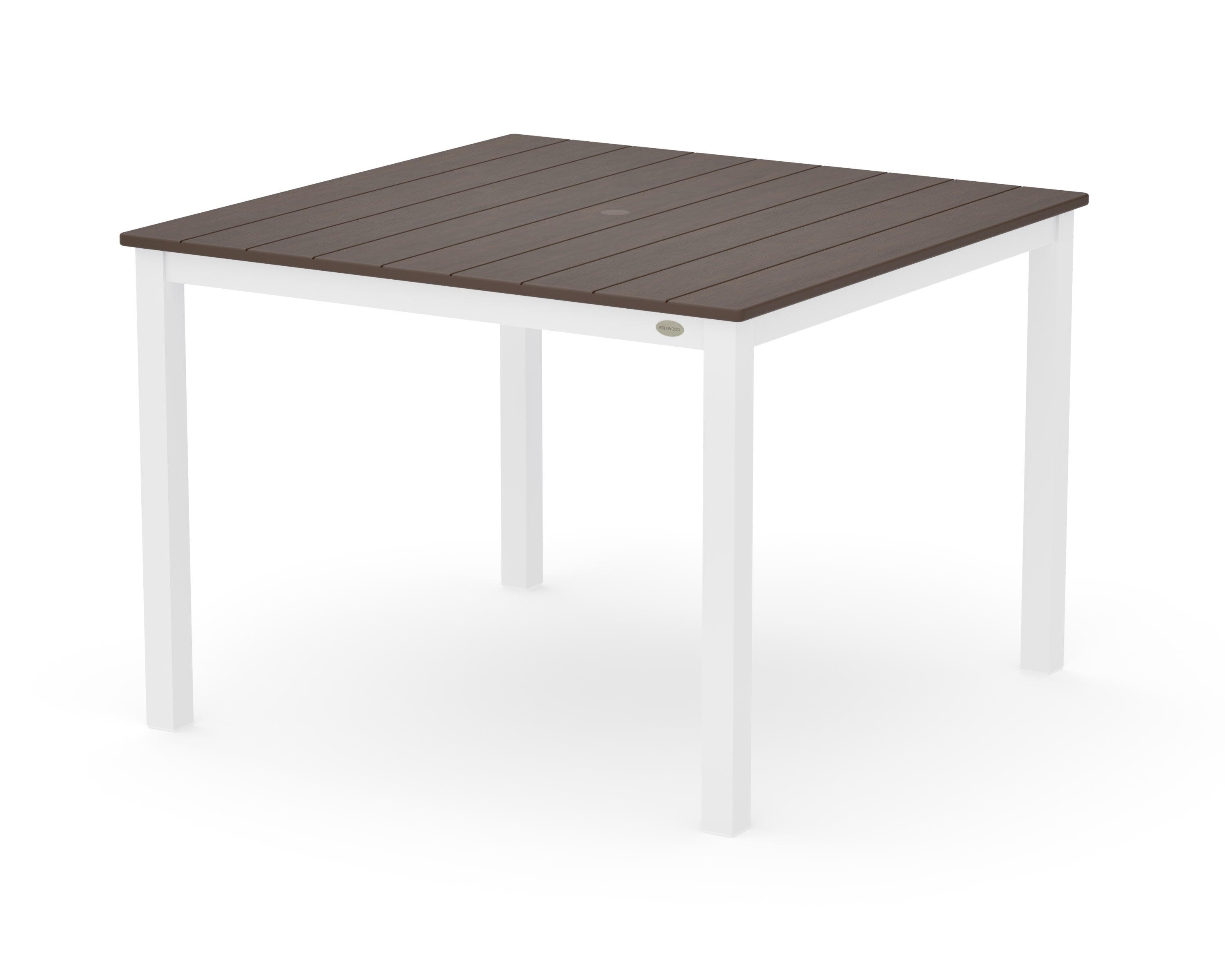 Main Street 42 x 42 Dining Table in White / Kona