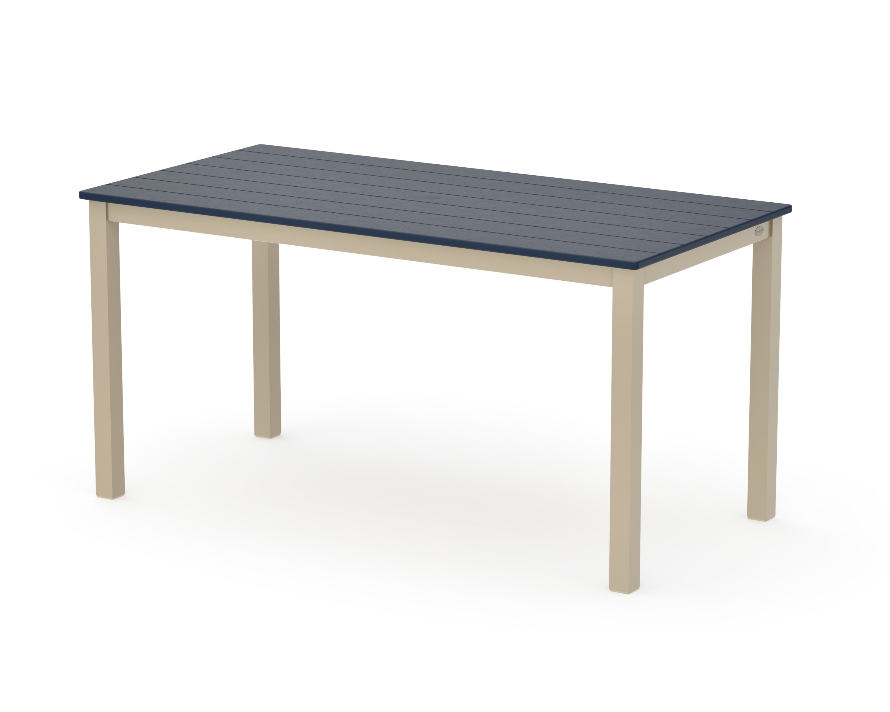 Main Street 30 x 60 Dining Table in Sand / Navy
