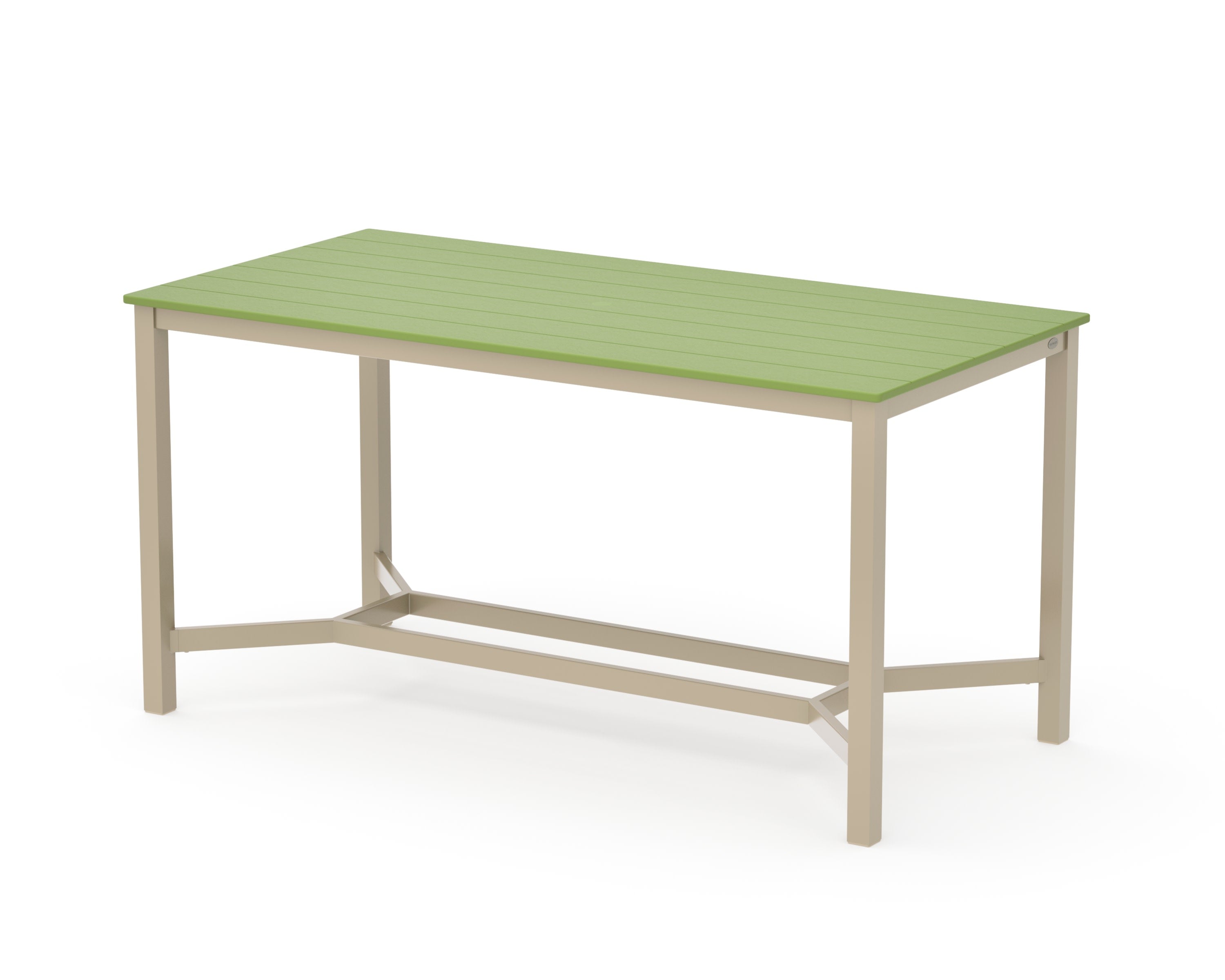 Main Street 36 x 72 Counter Table in Sand / Lime