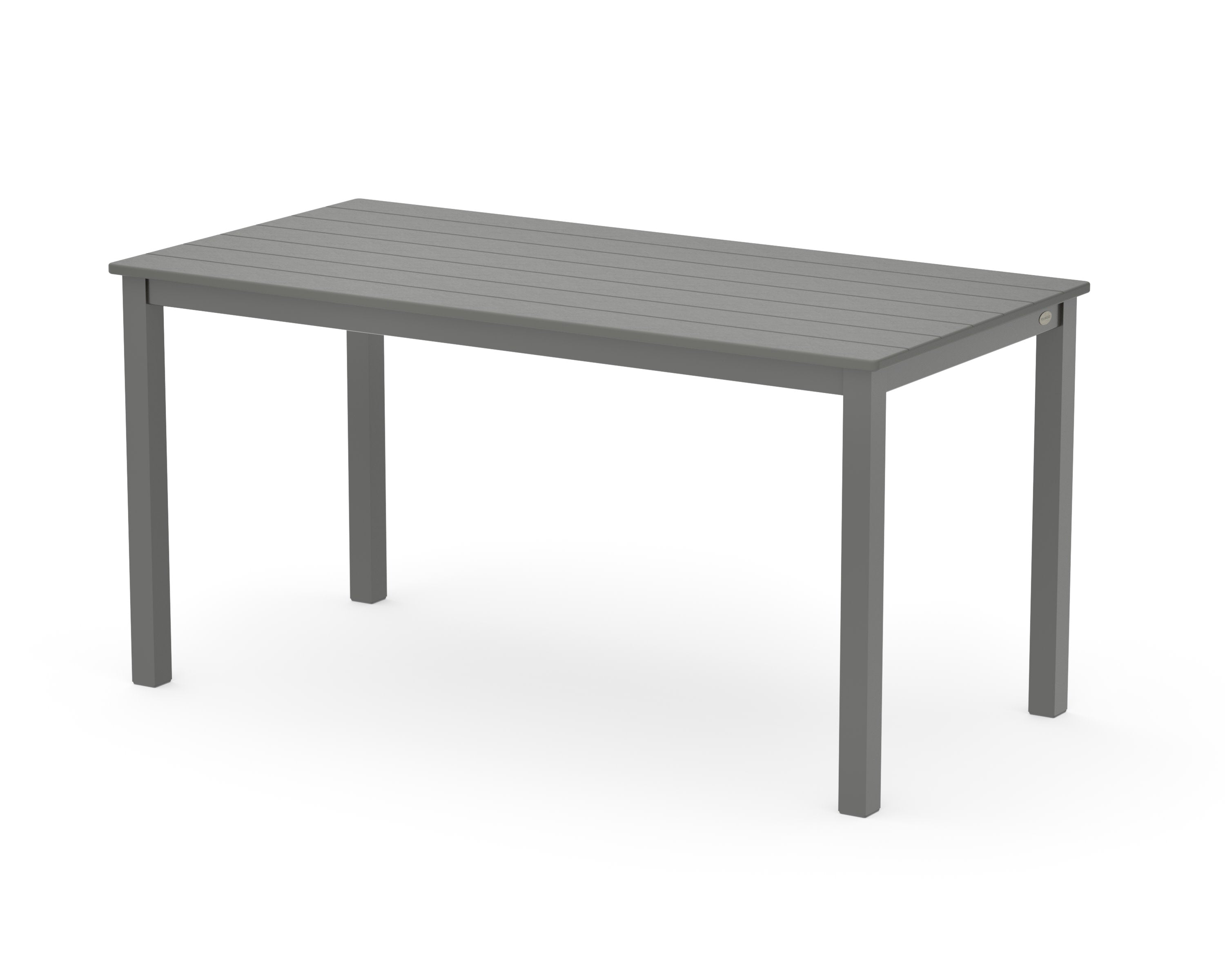 Main Street 30 x 60 Dining Table in Charcoal / Slate Grey