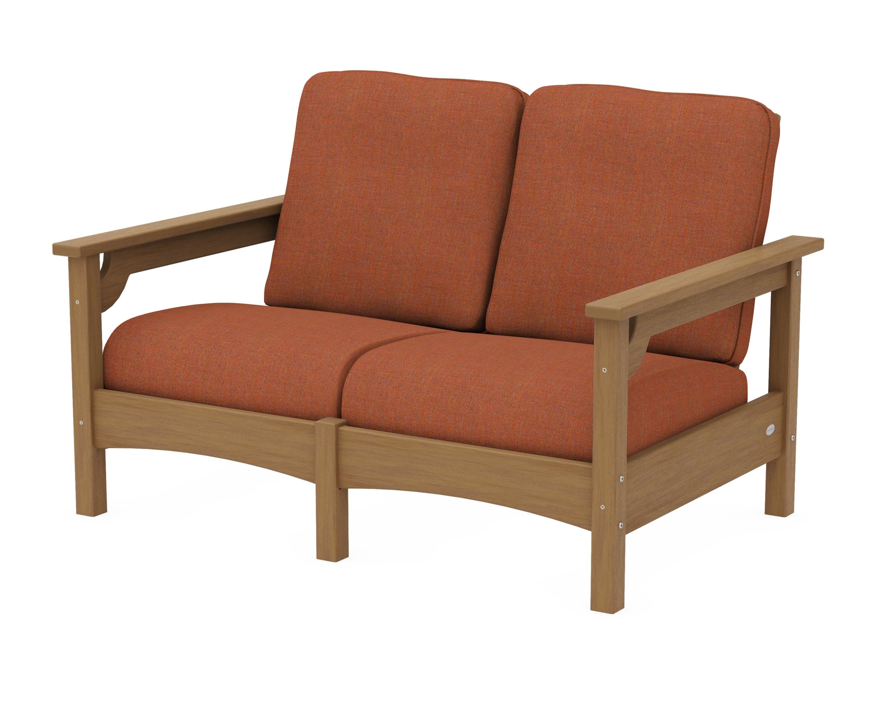 Club Loveseat in Natural / Play Adobe