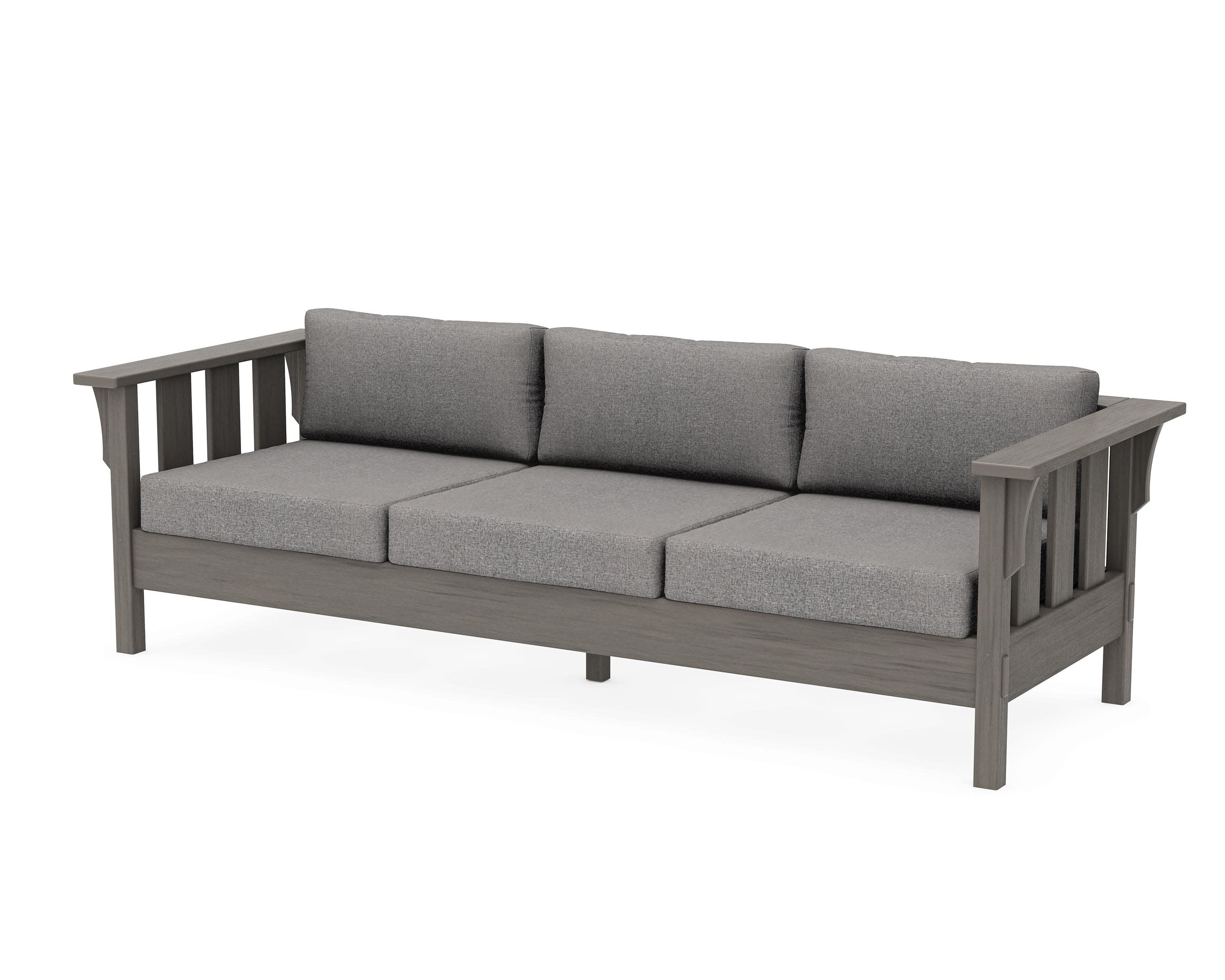Acadia Deep Seating Sofa in Driftwood / Grey Mist