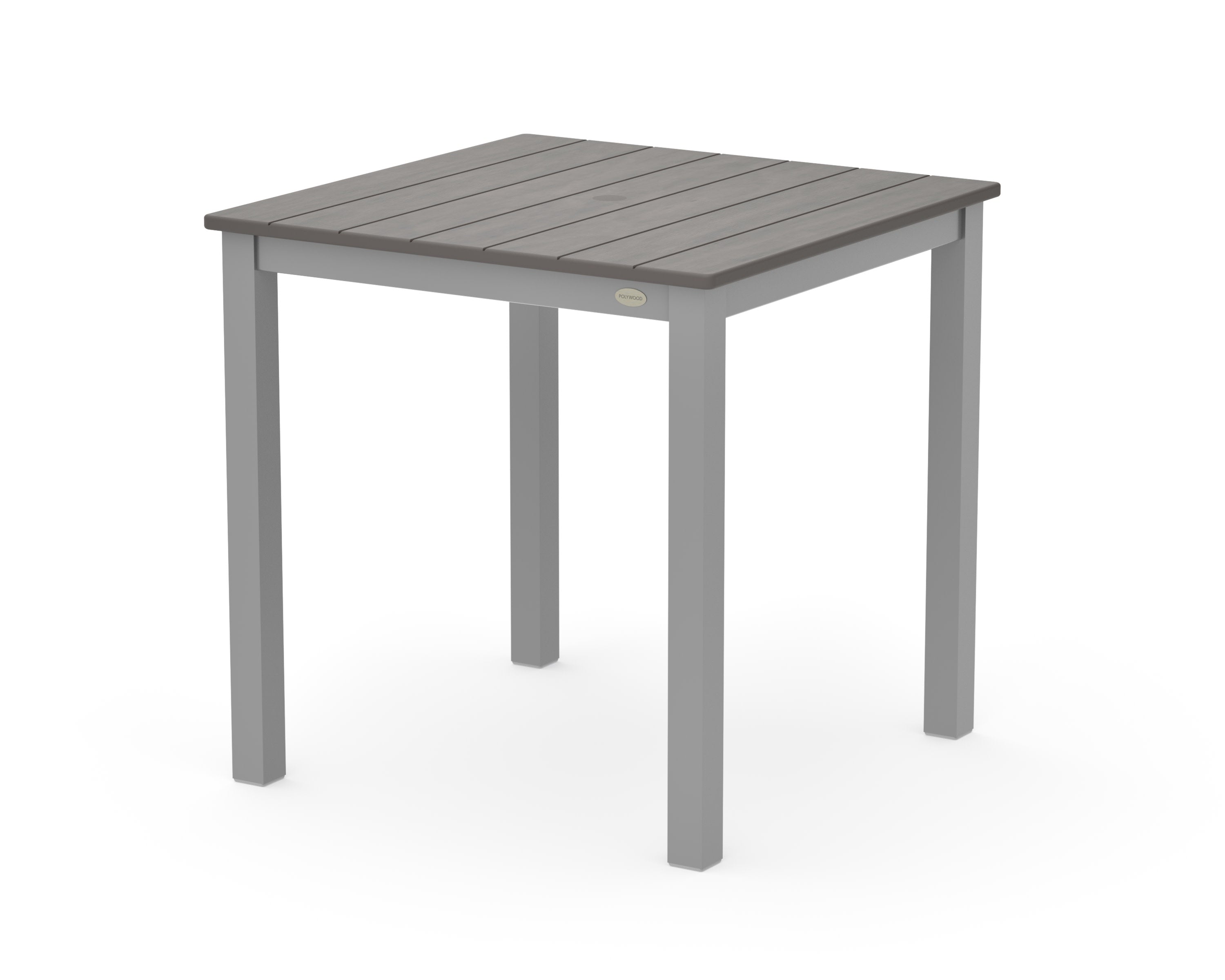 Main Street 30 x 30 Dining Table in Silver / Driftwood