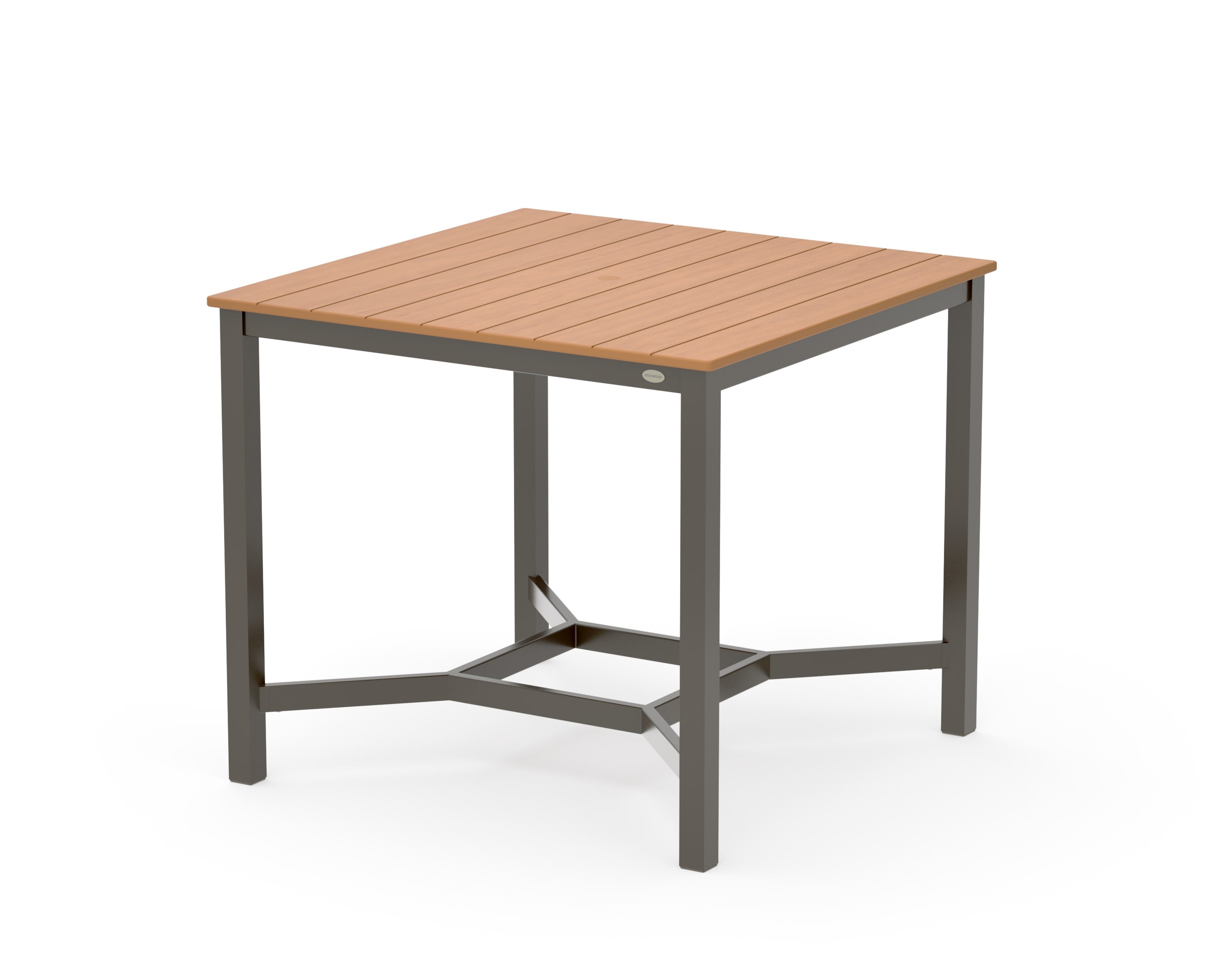 Main Street 42 x 42 Counter Table in Bronze / Natural