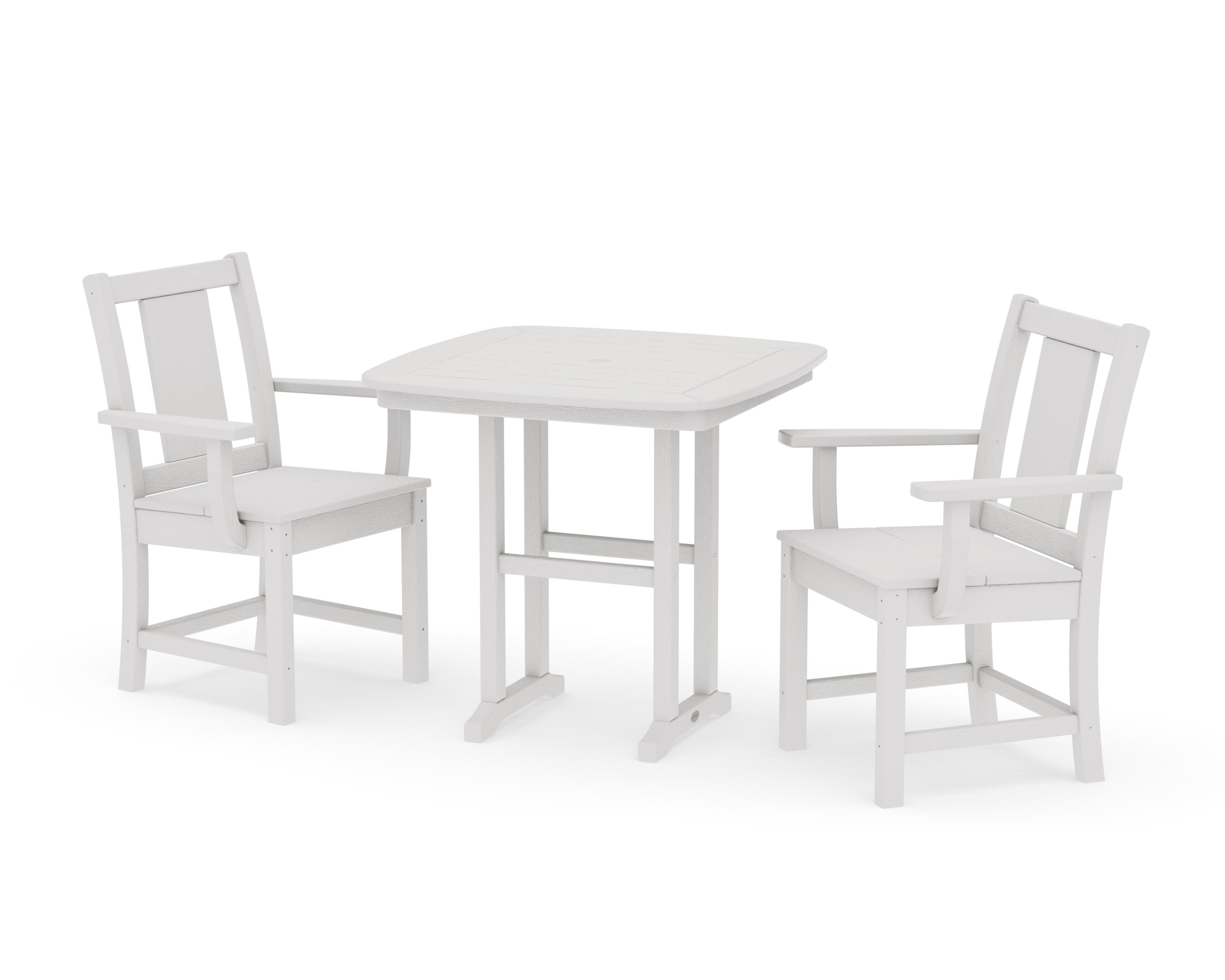 Prairie 3-Piece Dining Set in Vintage White