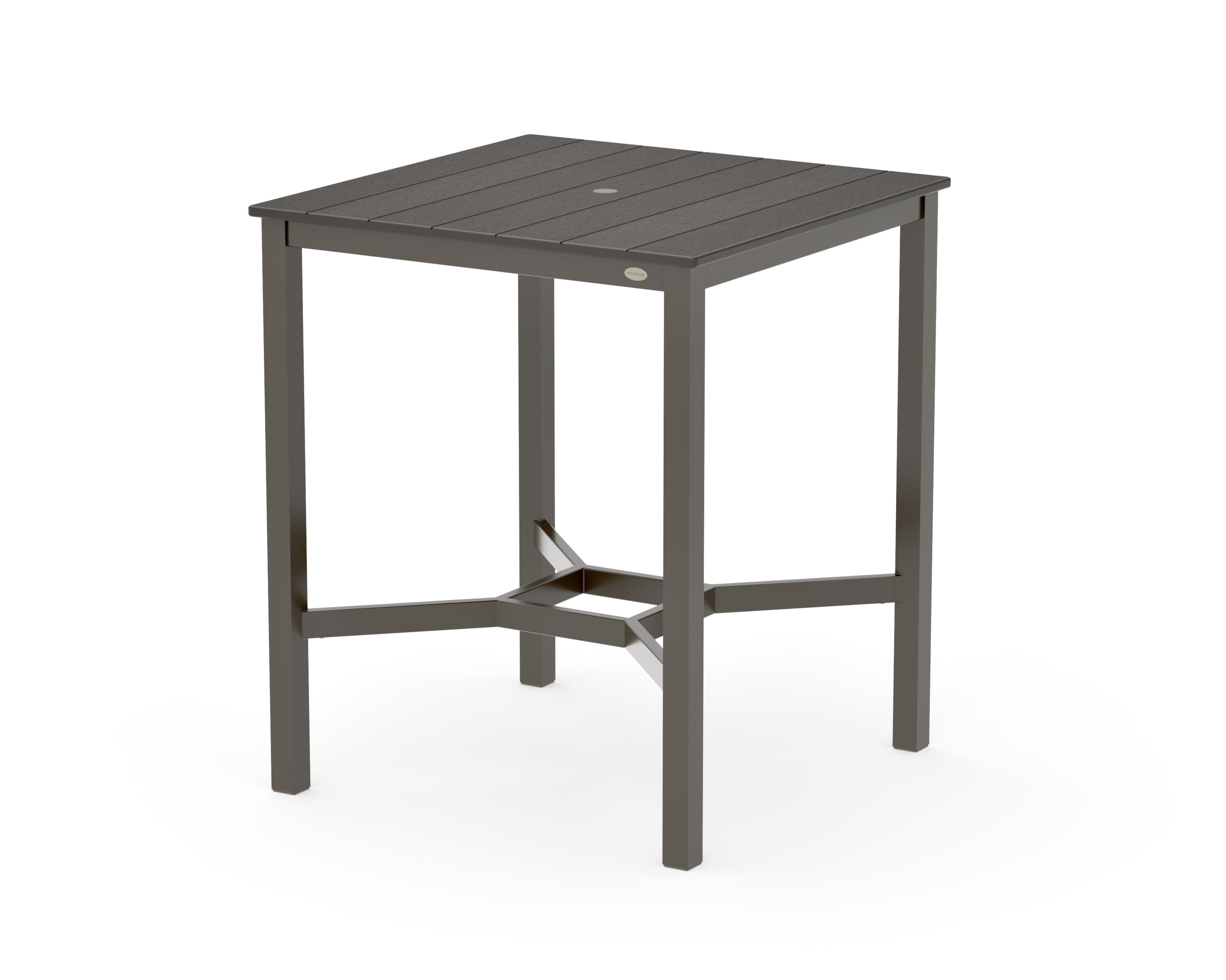 Main Street 36 x 36 Bar Table in Bronze / Vintage Coffee