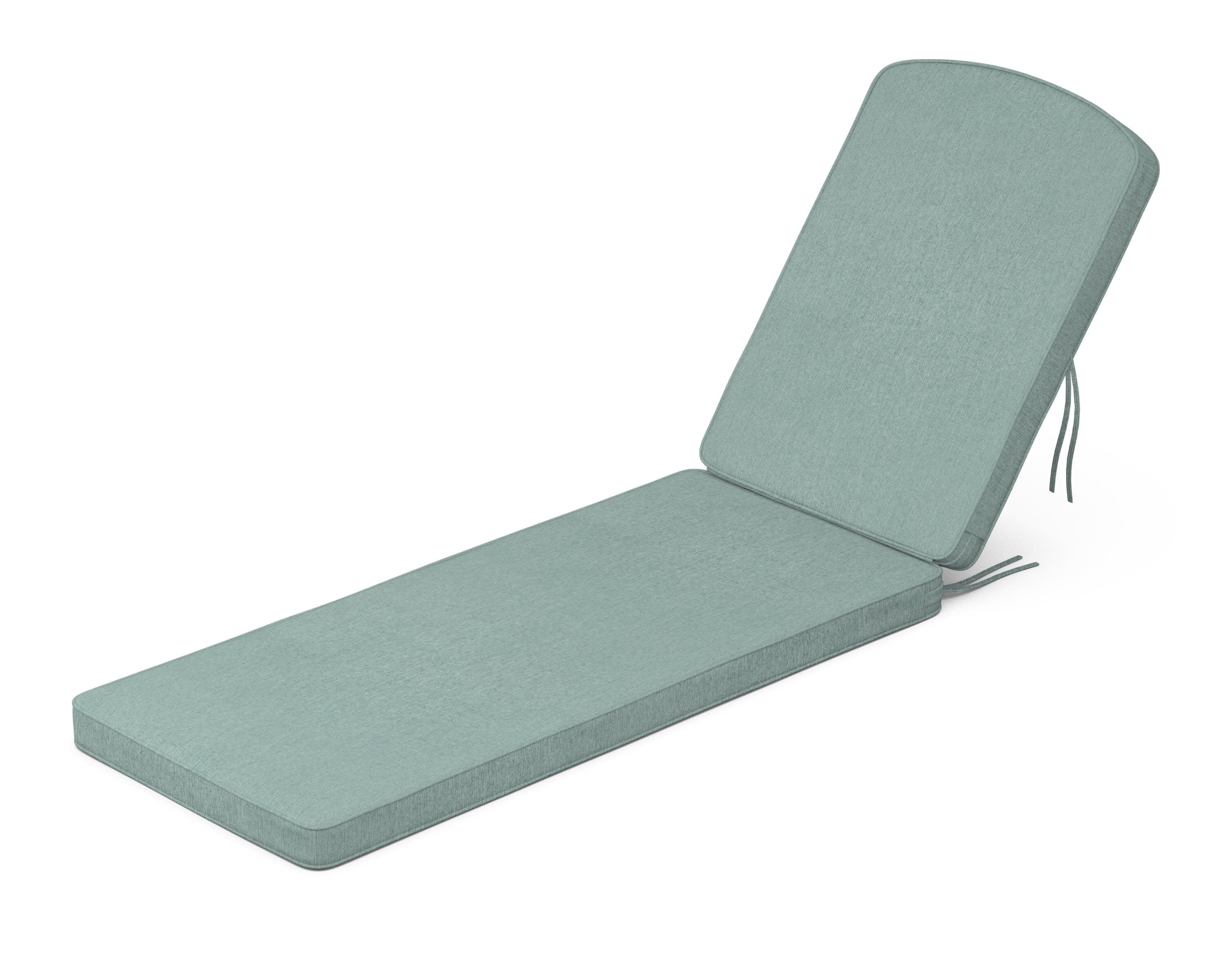 Chinoiserie Chaise Cushion in Glacier Spa