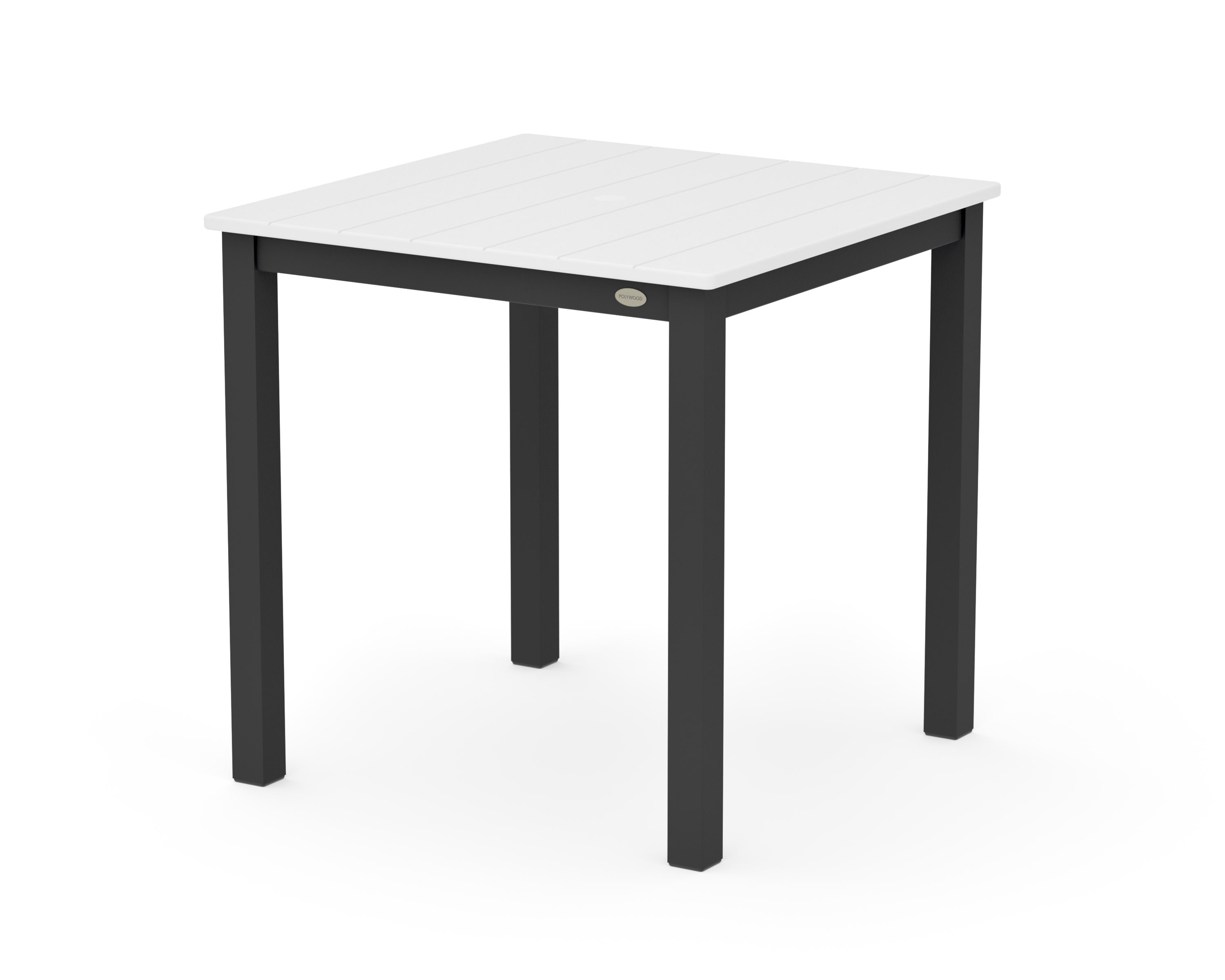 Main Street 30 x 30 Dining Table in Black / White