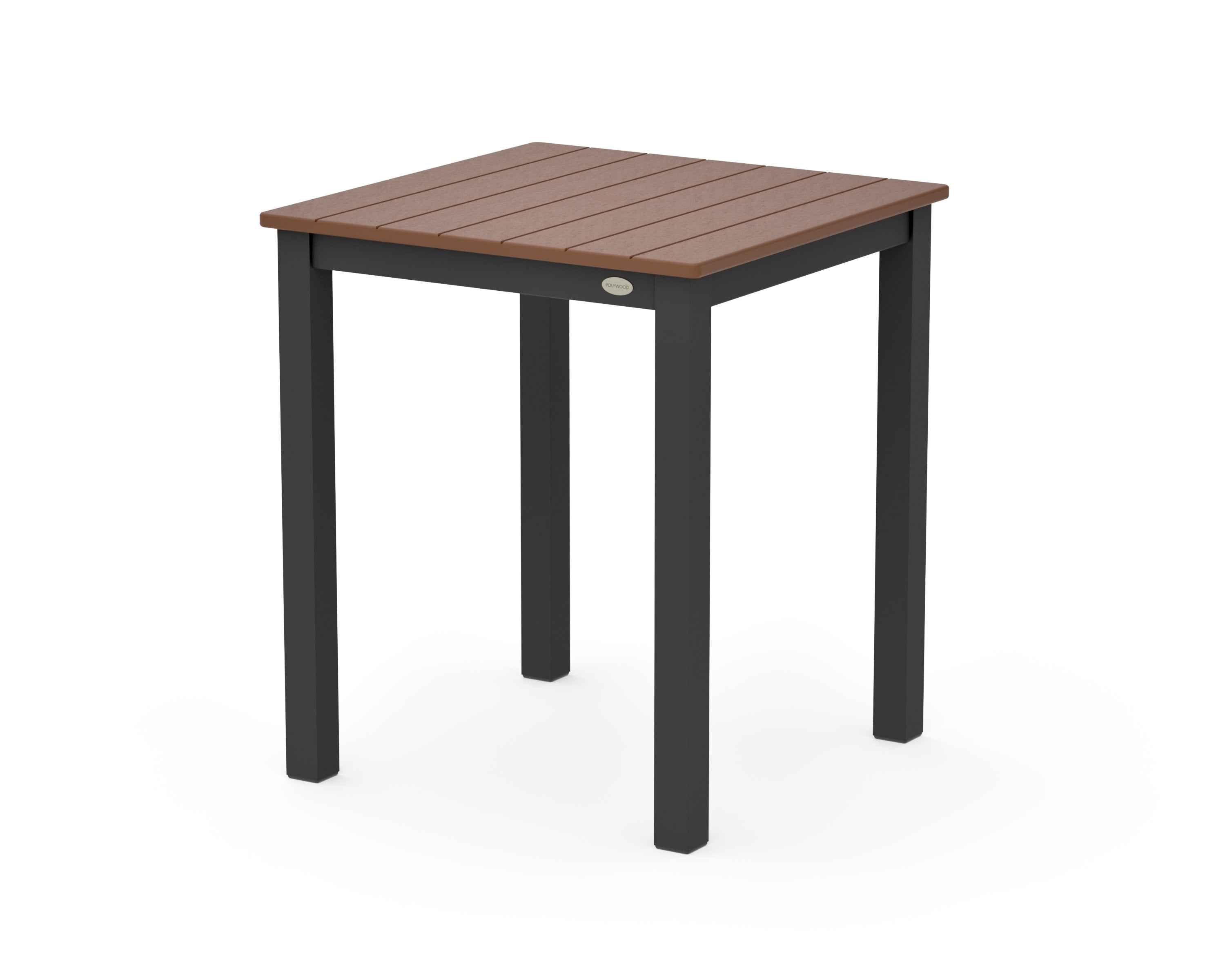 Main Street 26 x 26 Dining Table in Black / Teak
