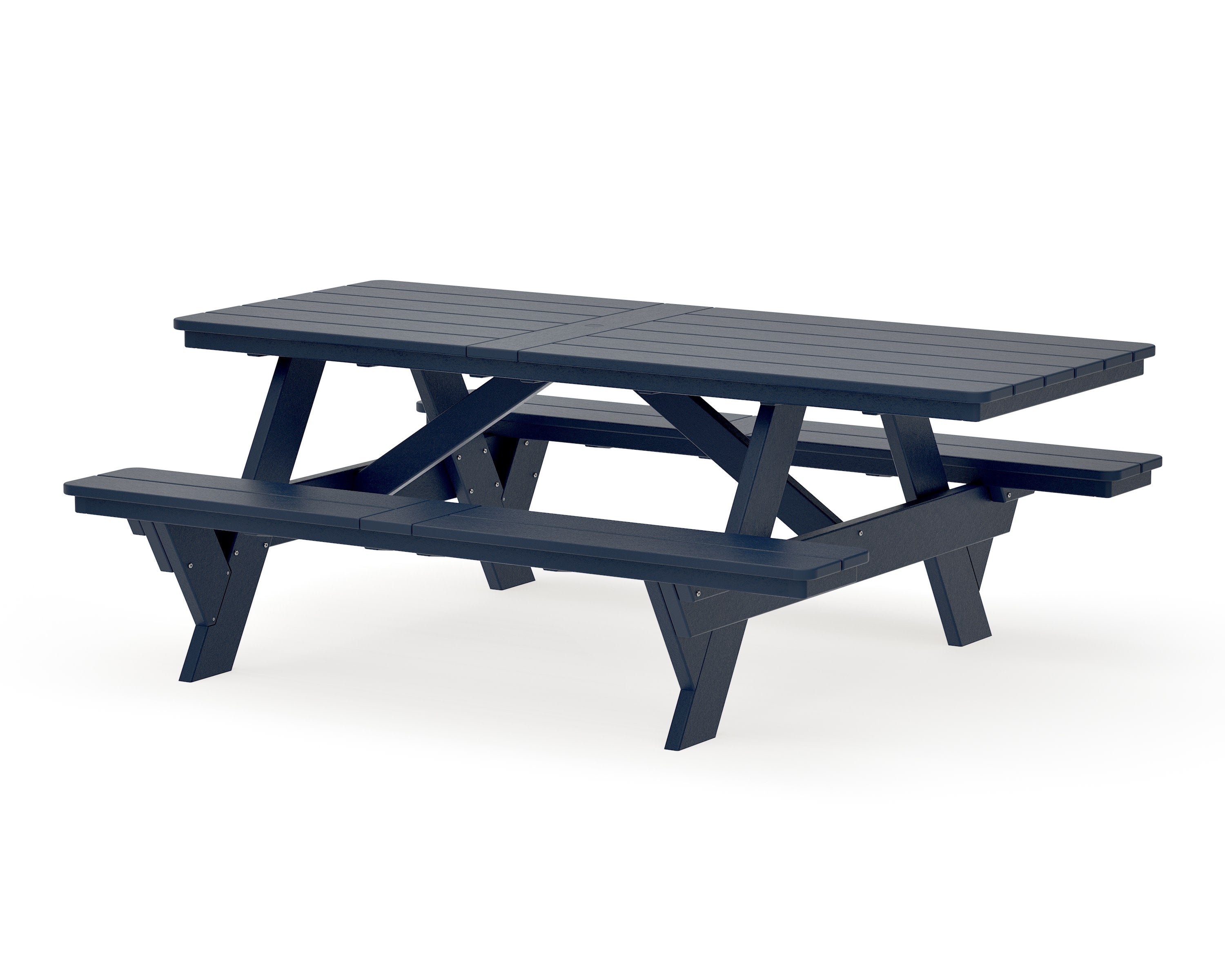 Rockford 85 ADA Picnic Table in Navy