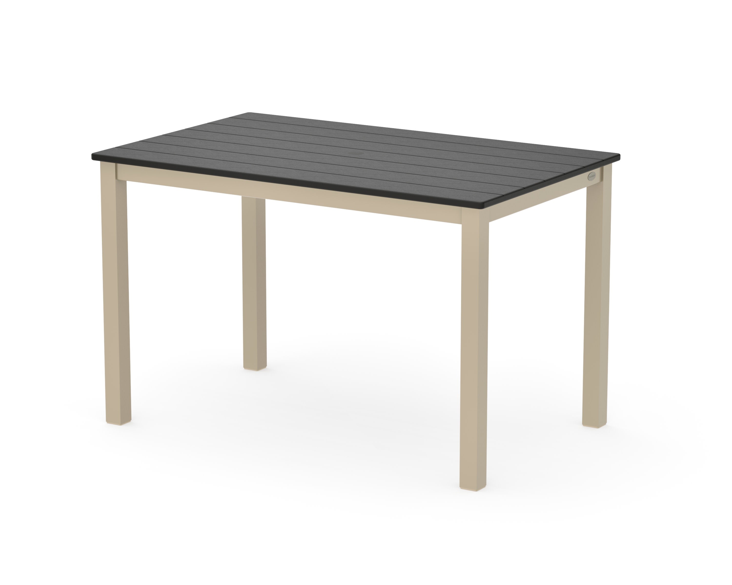 Main Street 30 x 48 Dining Table in Sand / Black