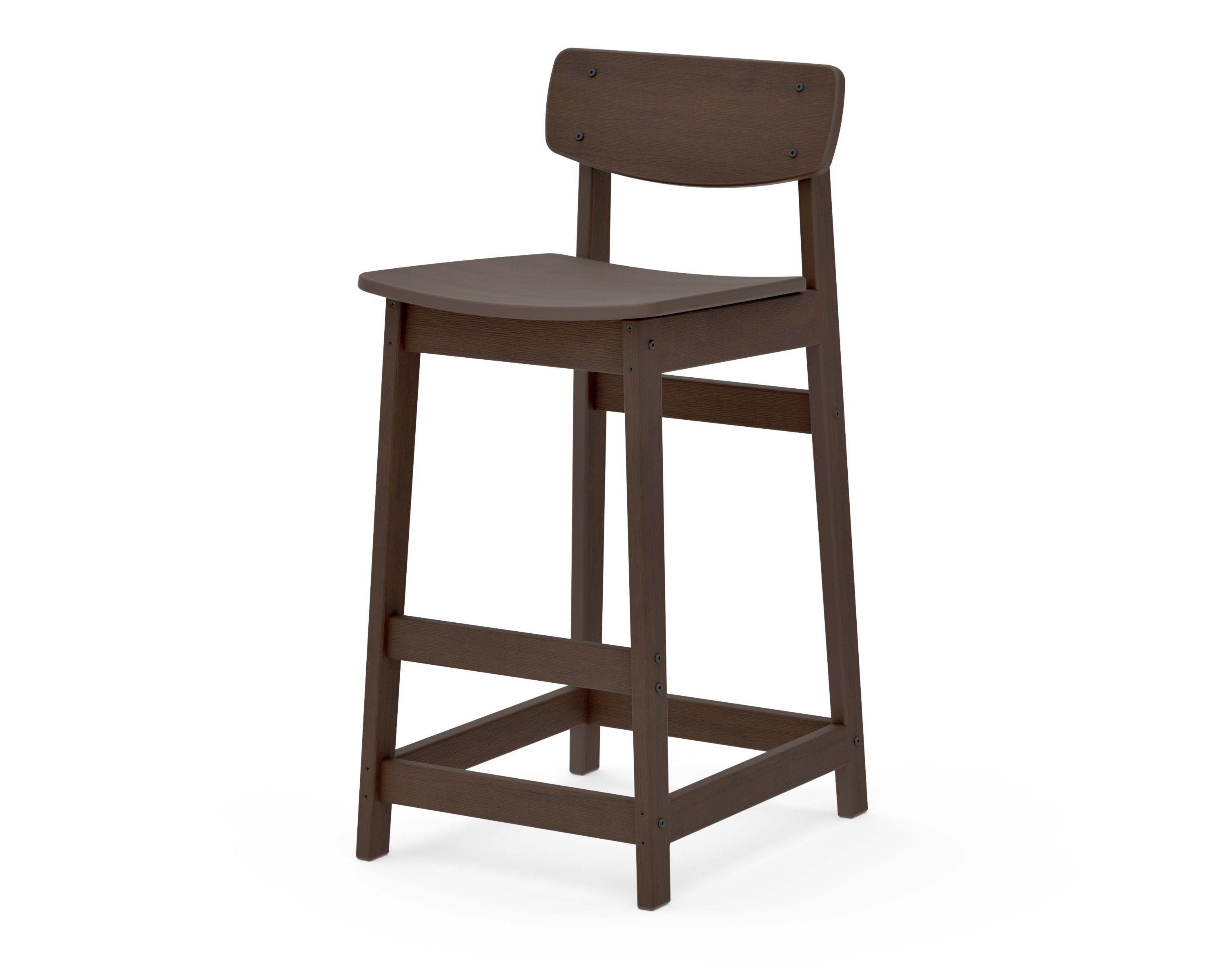 Modern Studio Urban Lowback Bar Chair in Kona
