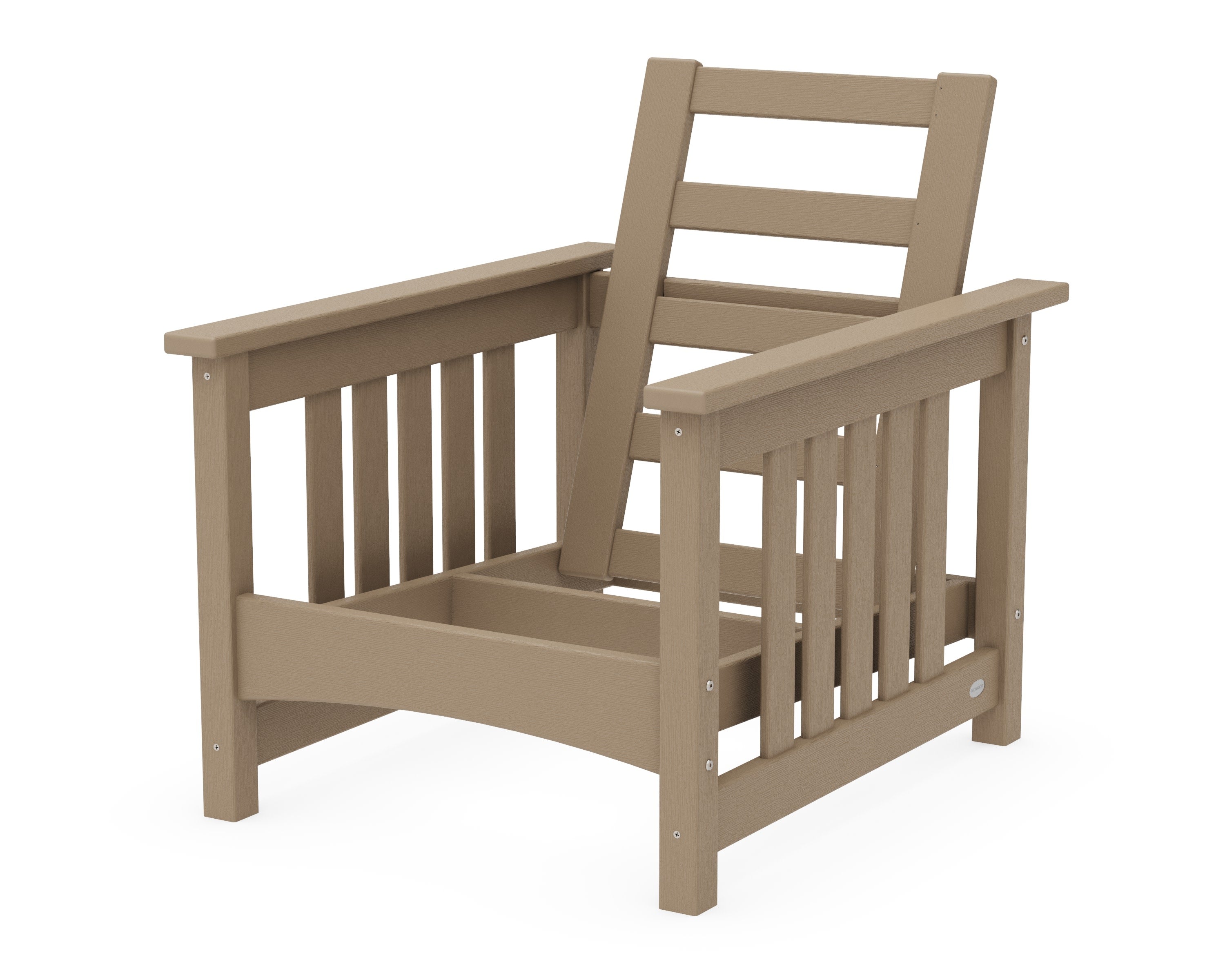 Club Mission Chair Frame in Vintage Sahara