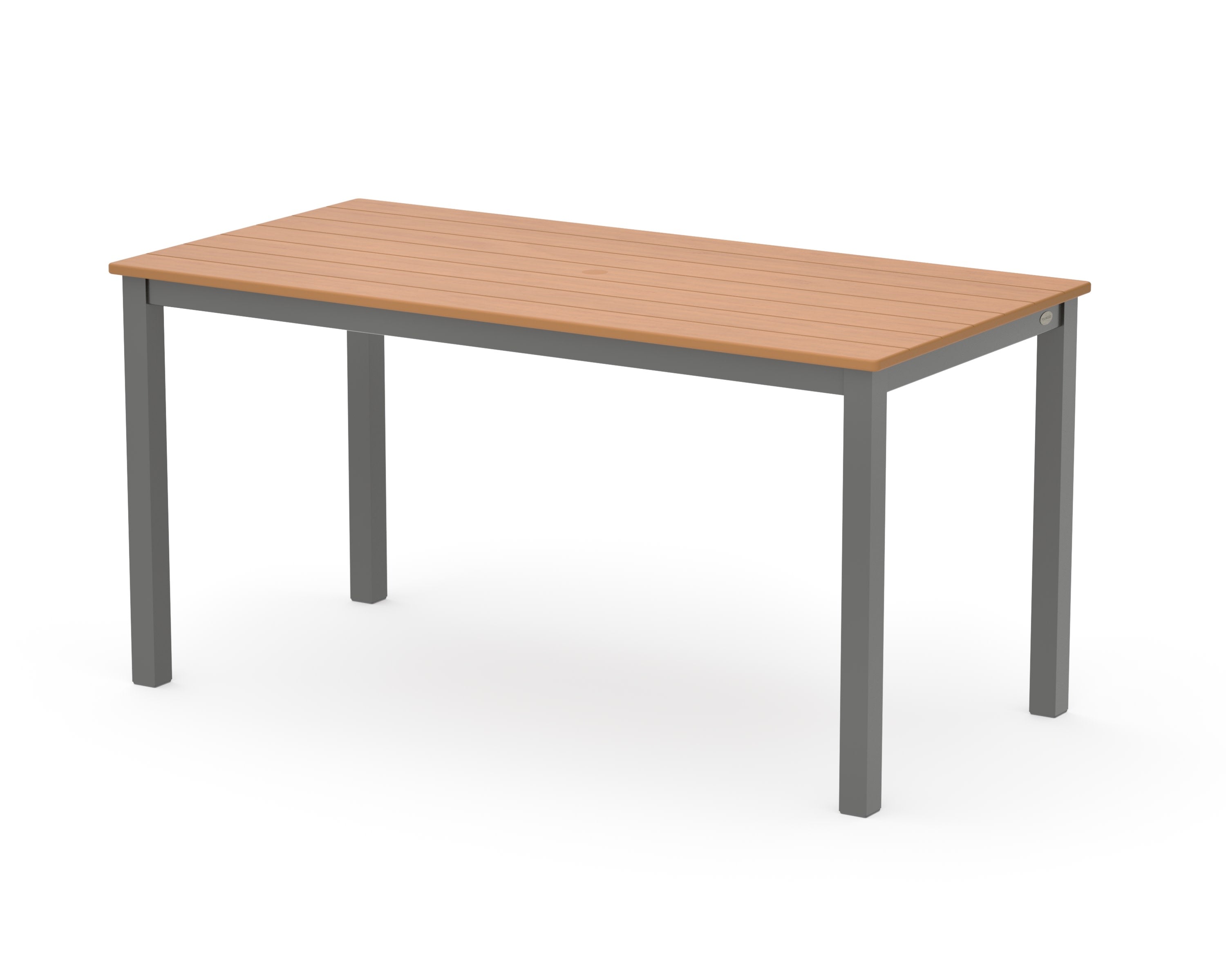 Main Street 30 x 60 Dining Table in Charcoal / Natural