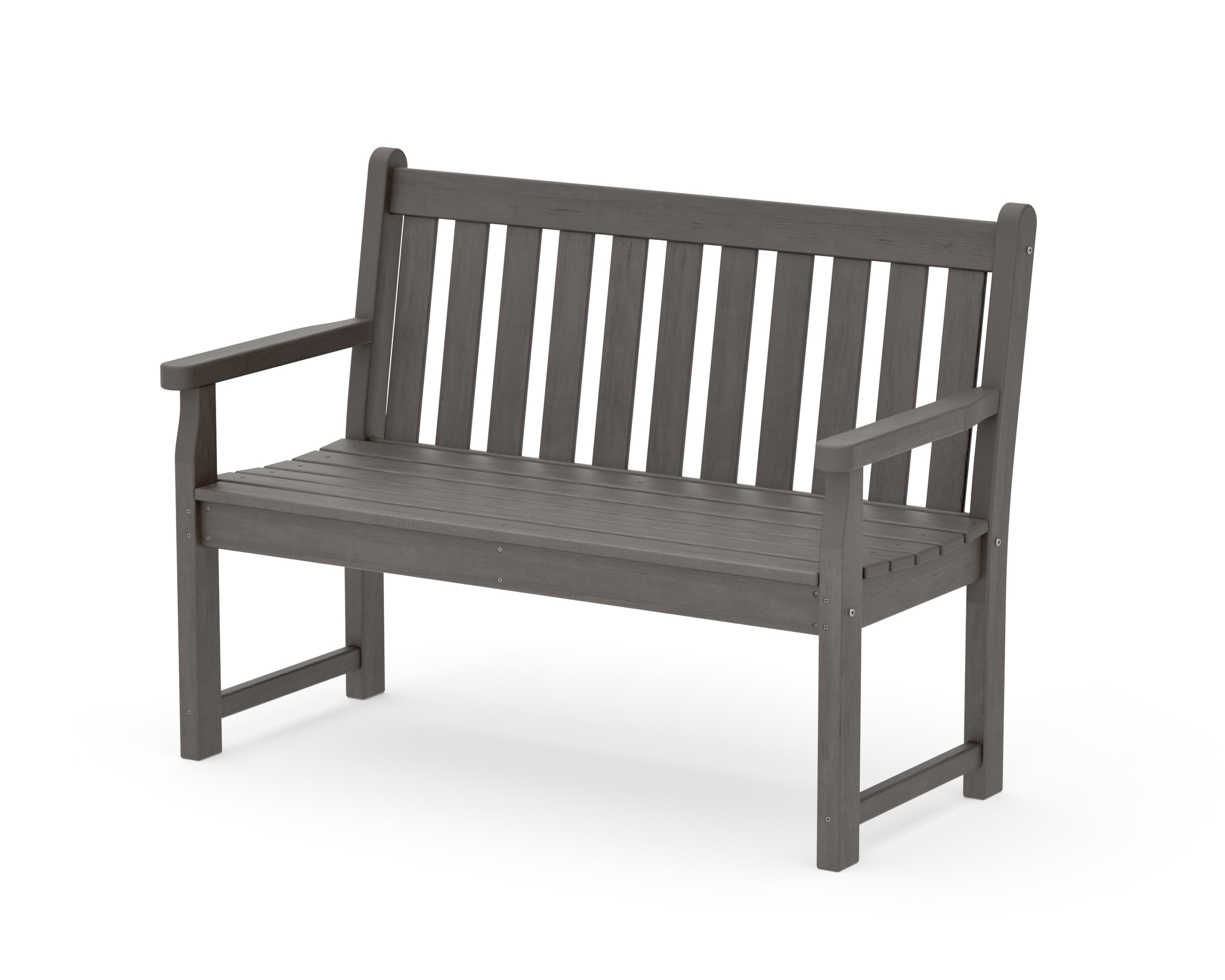 Traditional Garden 48" Bench in Driftwood