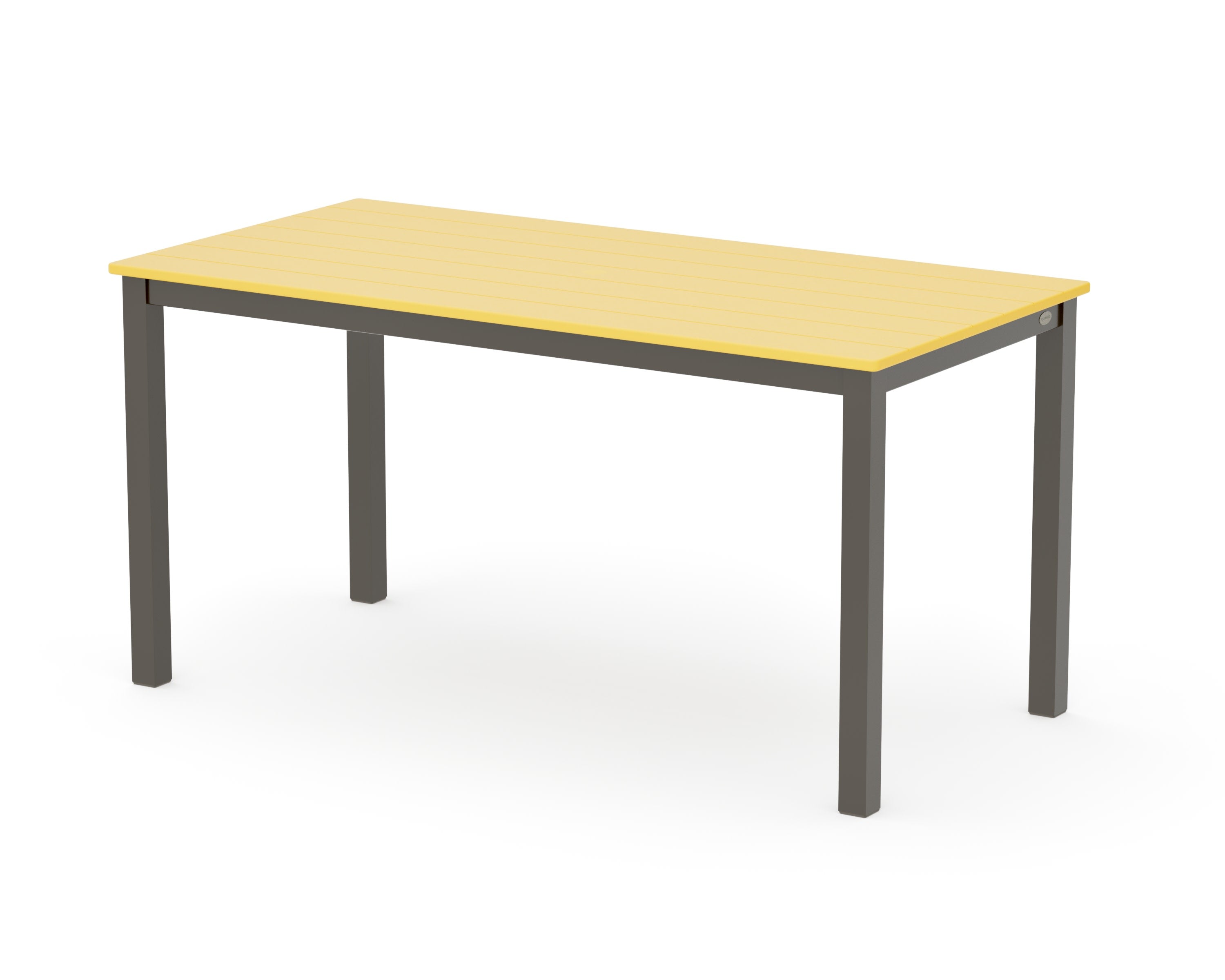 Main Street 30 x 60 Dining Table in Bronze / Lemon