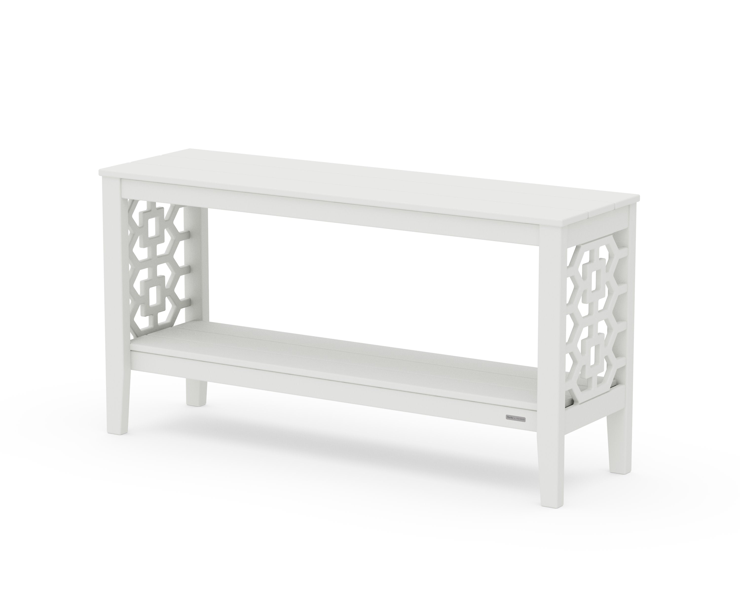 Chinoiserie 56 Console Table in White