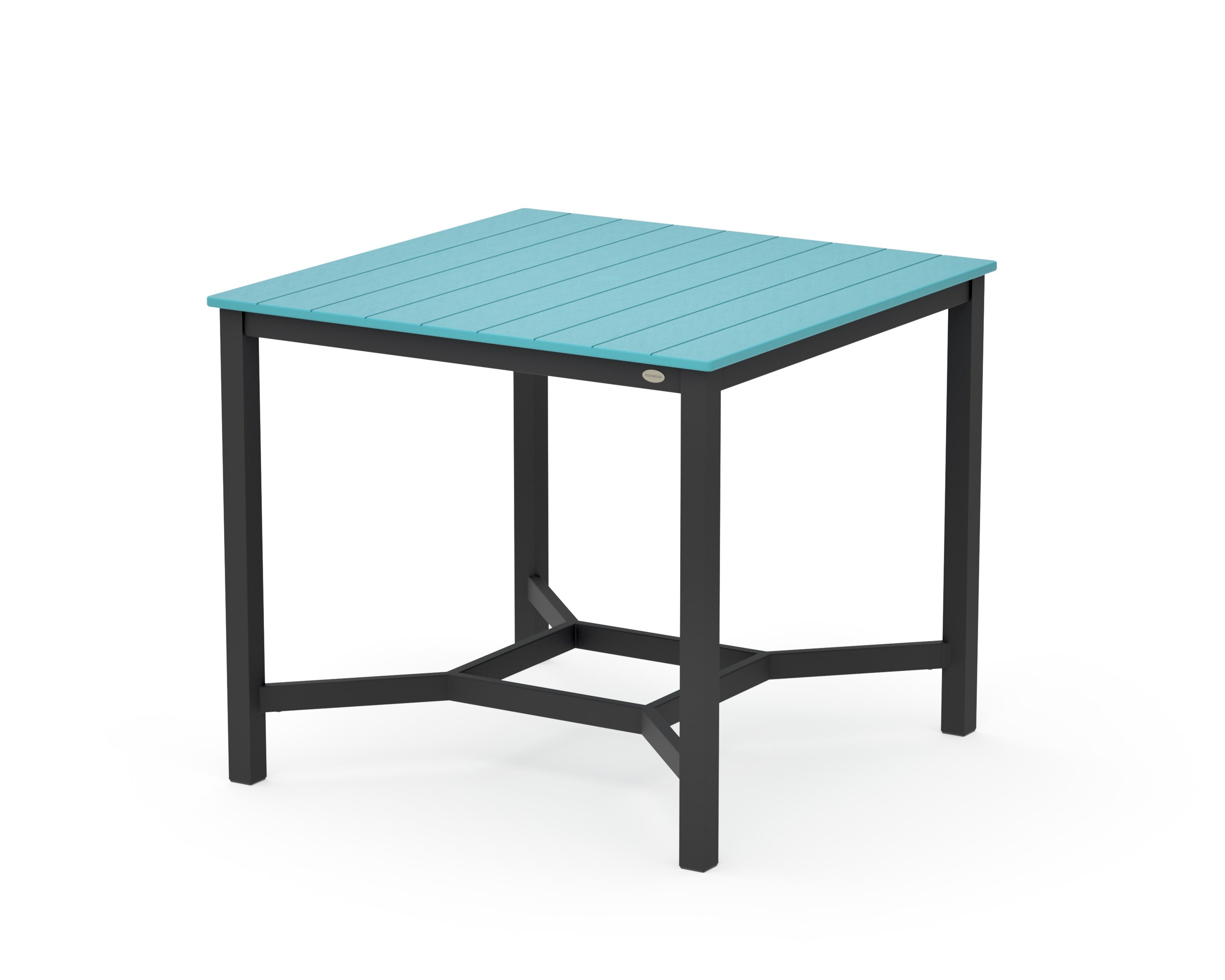 Main Street 42 x 42 Counter Table in Black / Aruba