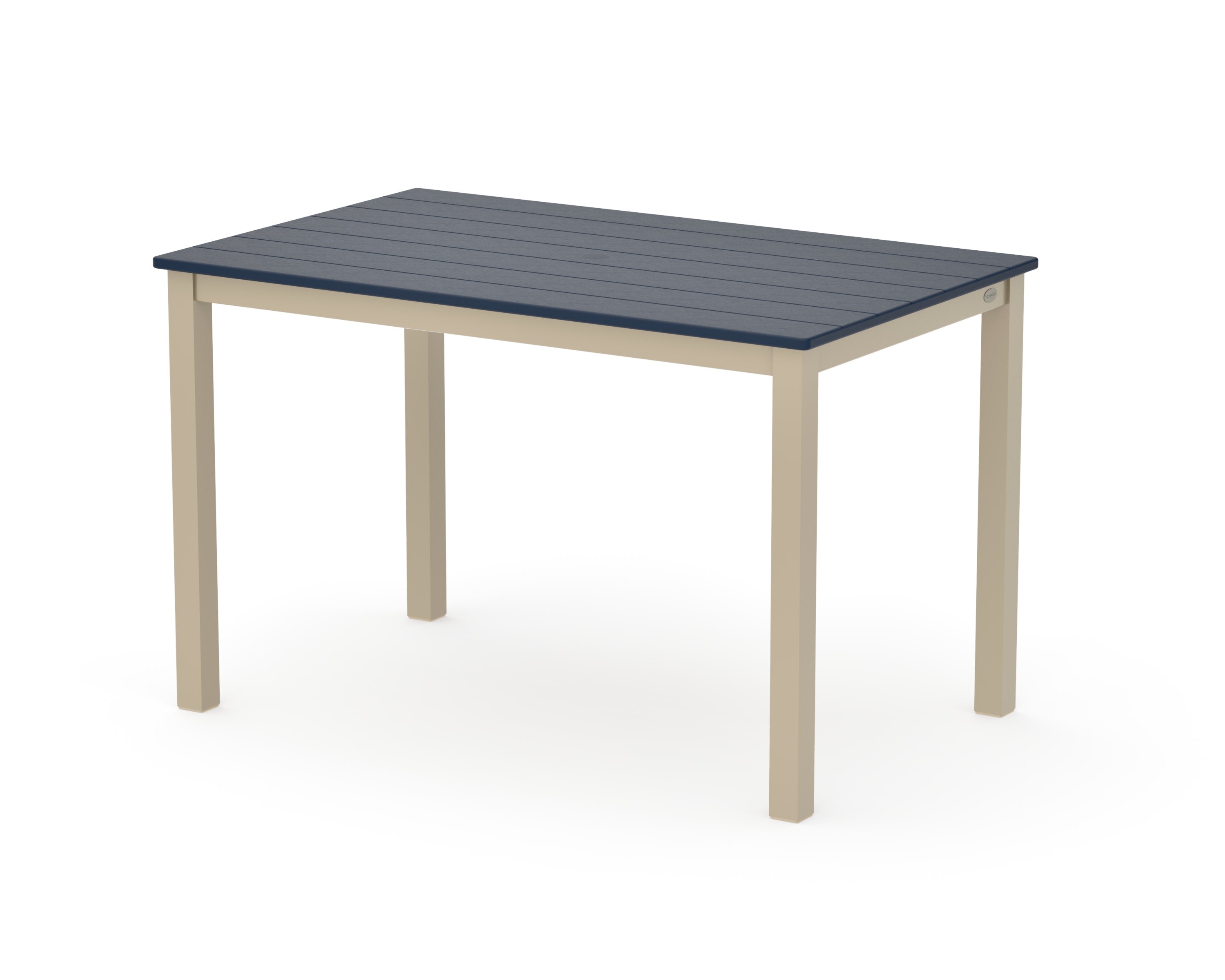 Main Street 30 x 48 Dining Table in Sand / Navy
