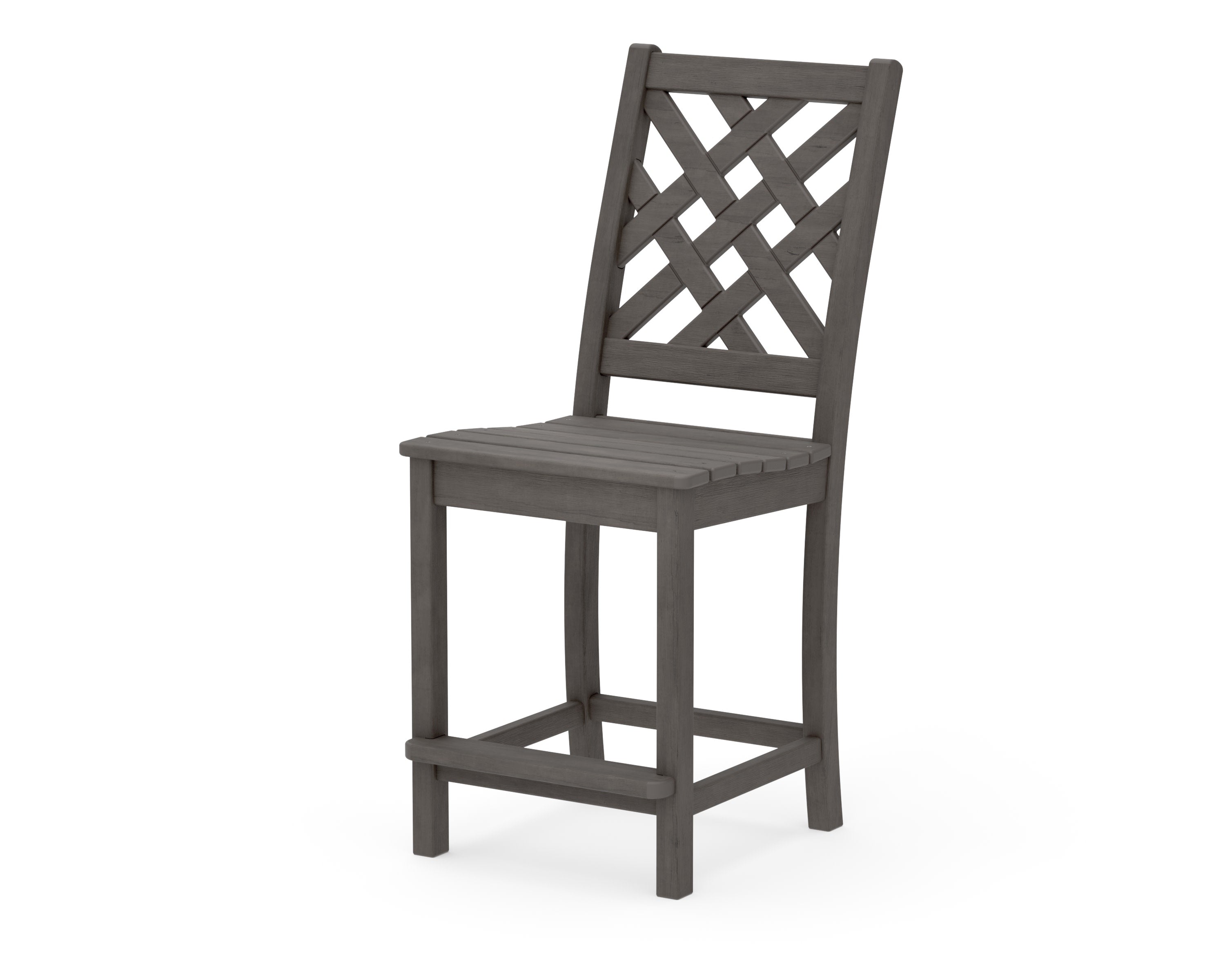 Wovendale Counter Side Chair in Driftwood