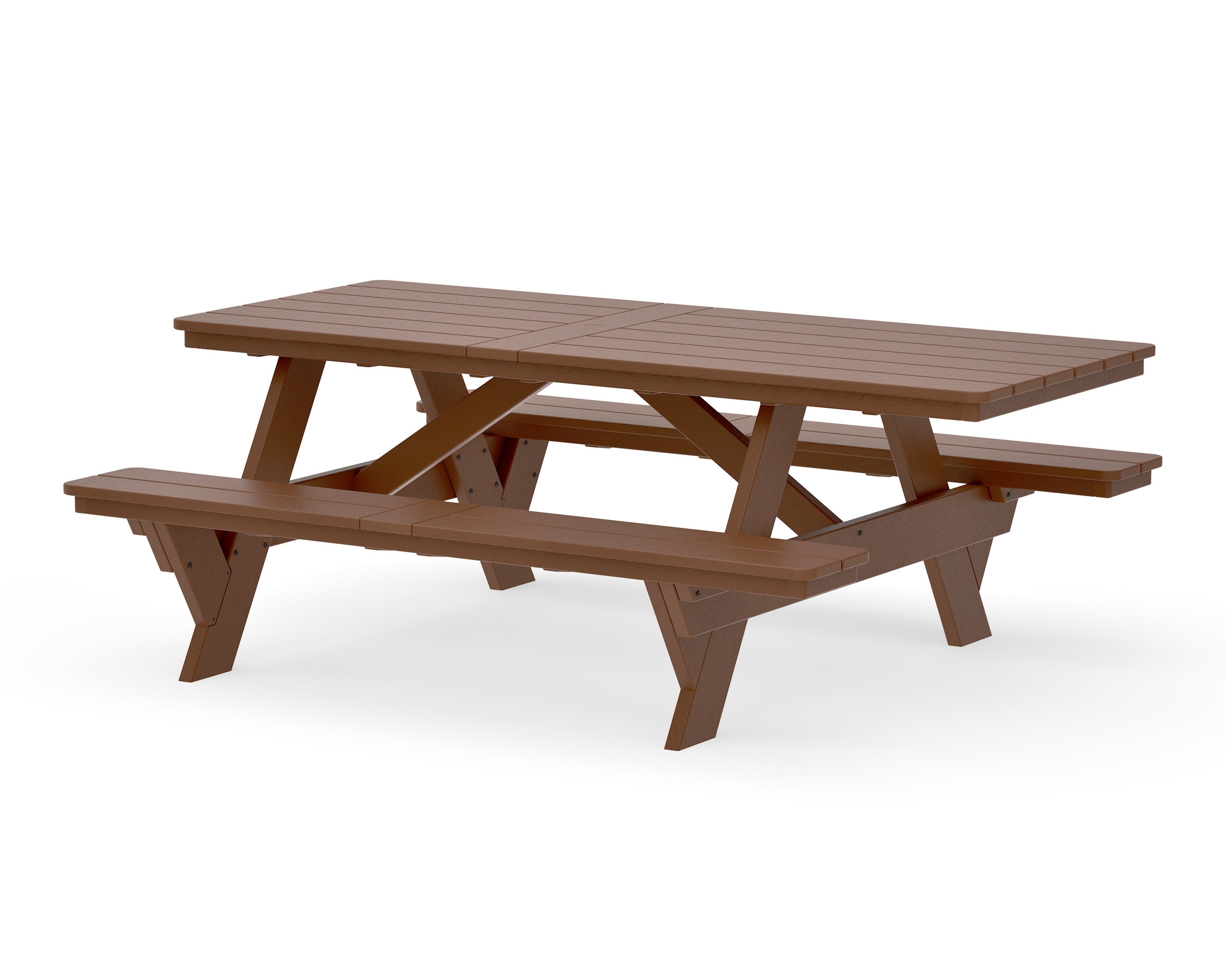 Rockford 85 ADA Picnic Table in Teak