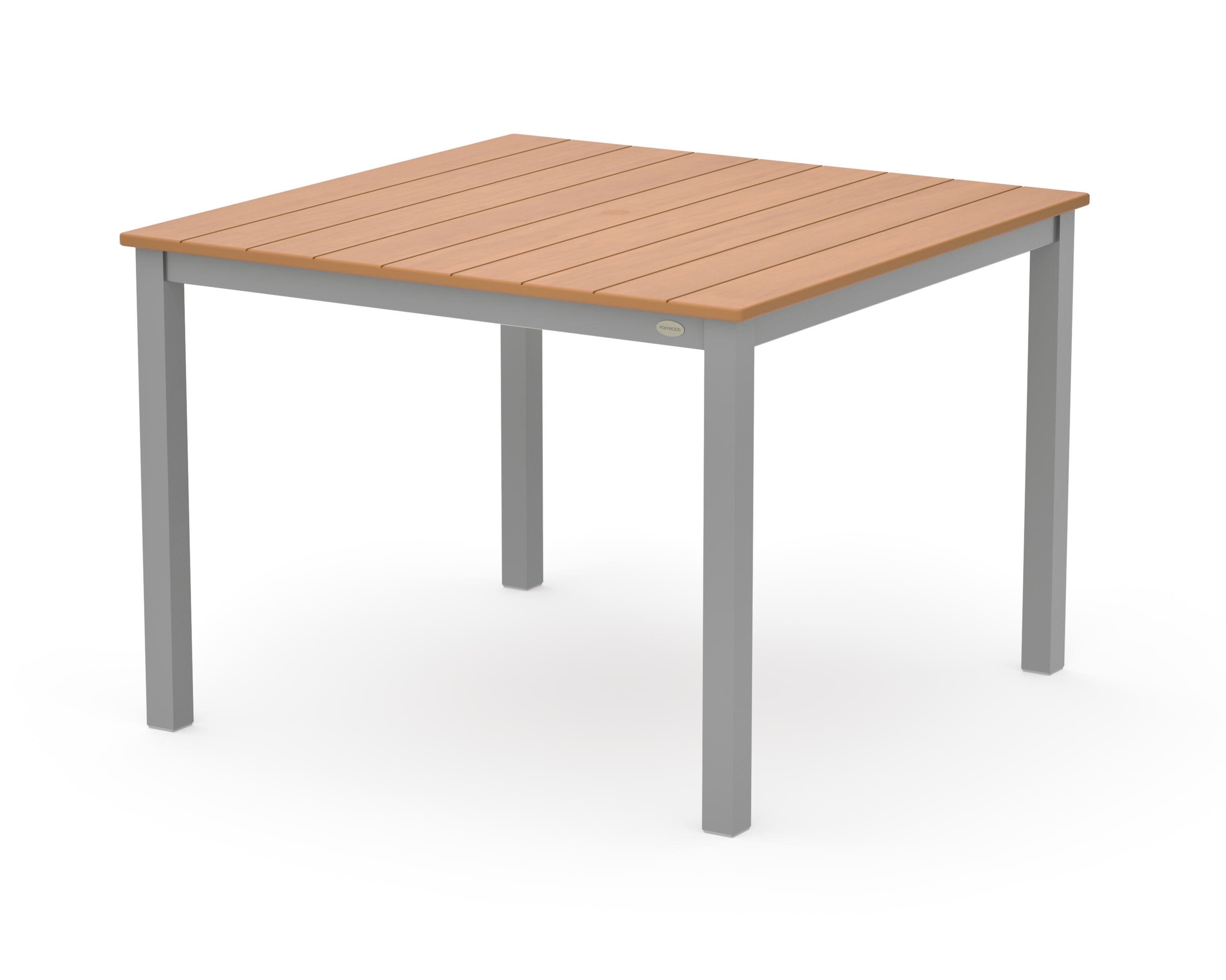 Main Street 42 x 42 Dining Table in Silver / Natural
