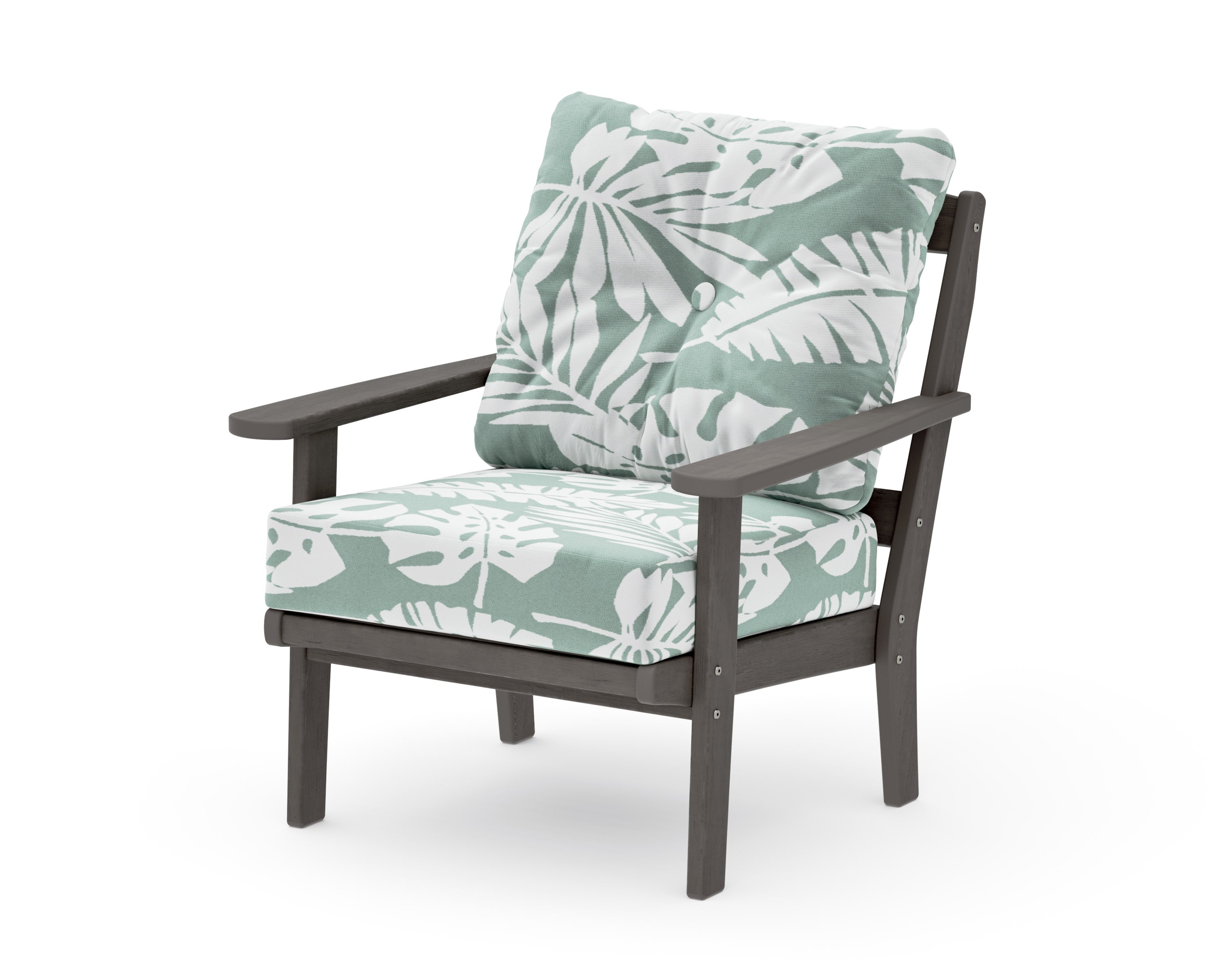 Mission Deep Seating Chair in Driftwood / Leaf Glacier Spa