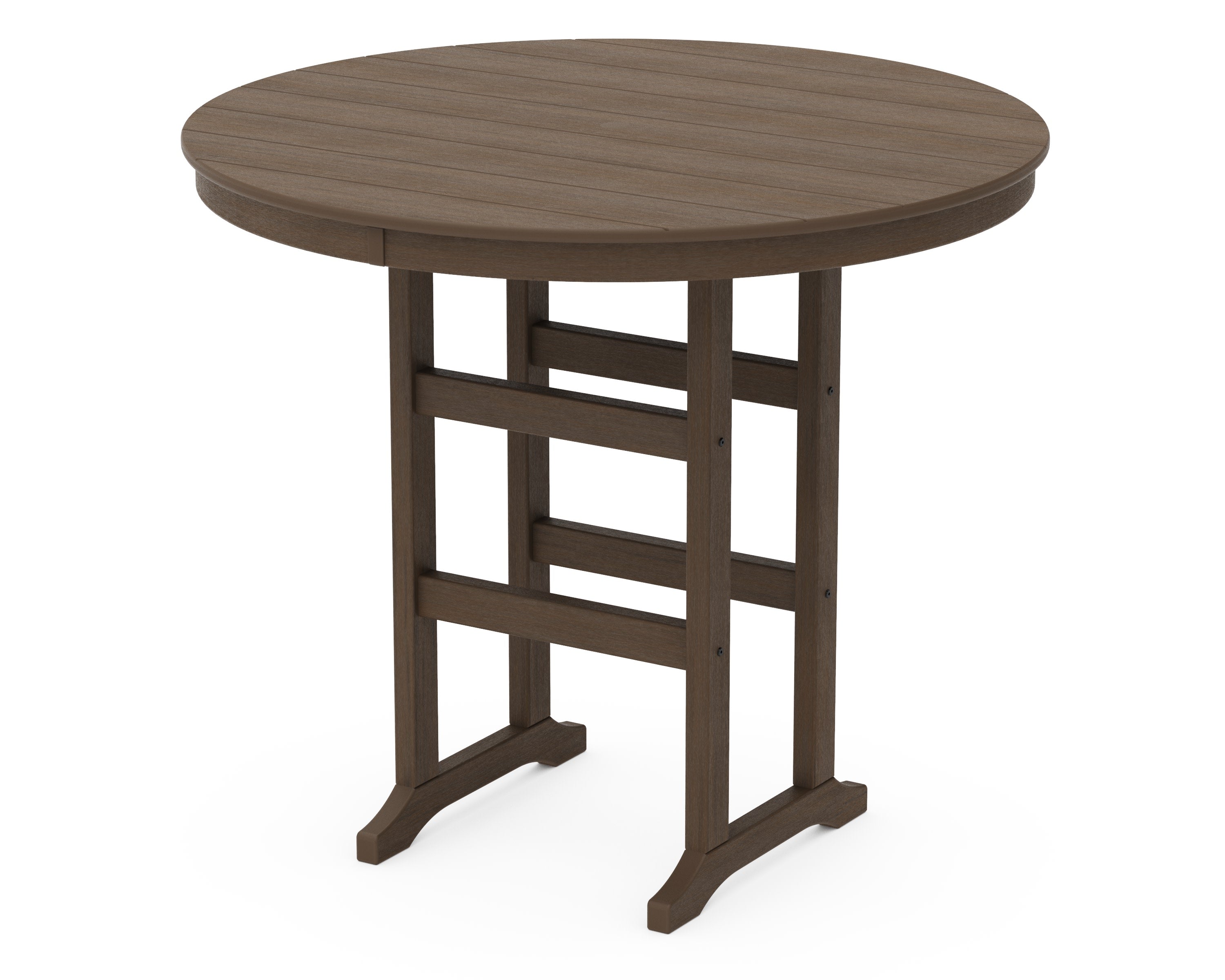 48" Round Farmhouse Bar Table in Kona