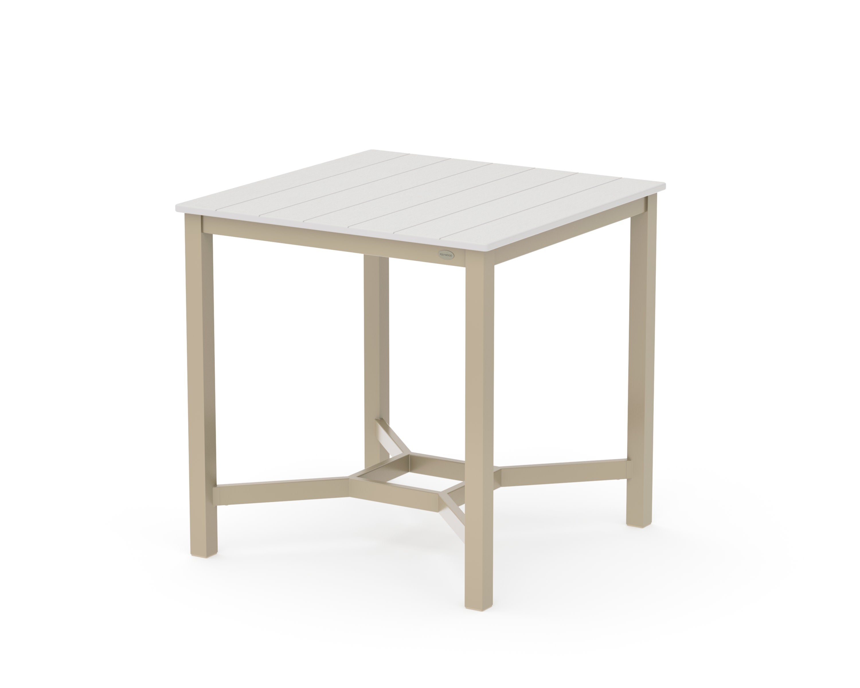 Main Street 36 x 36 Counter Table in Sand / Vintage White