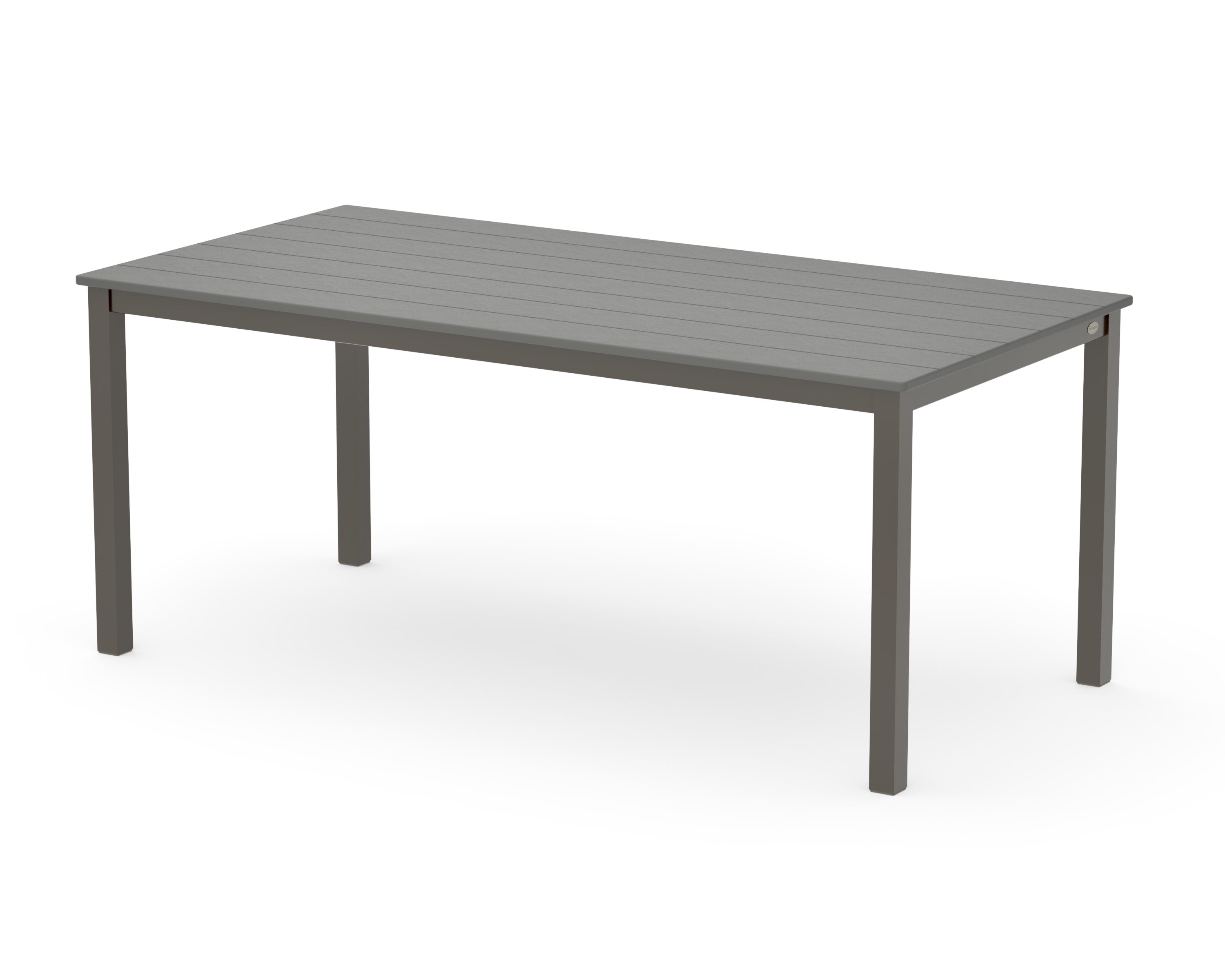 Main Street 36" x 72" Dining Table in Bronze / Slate Grey