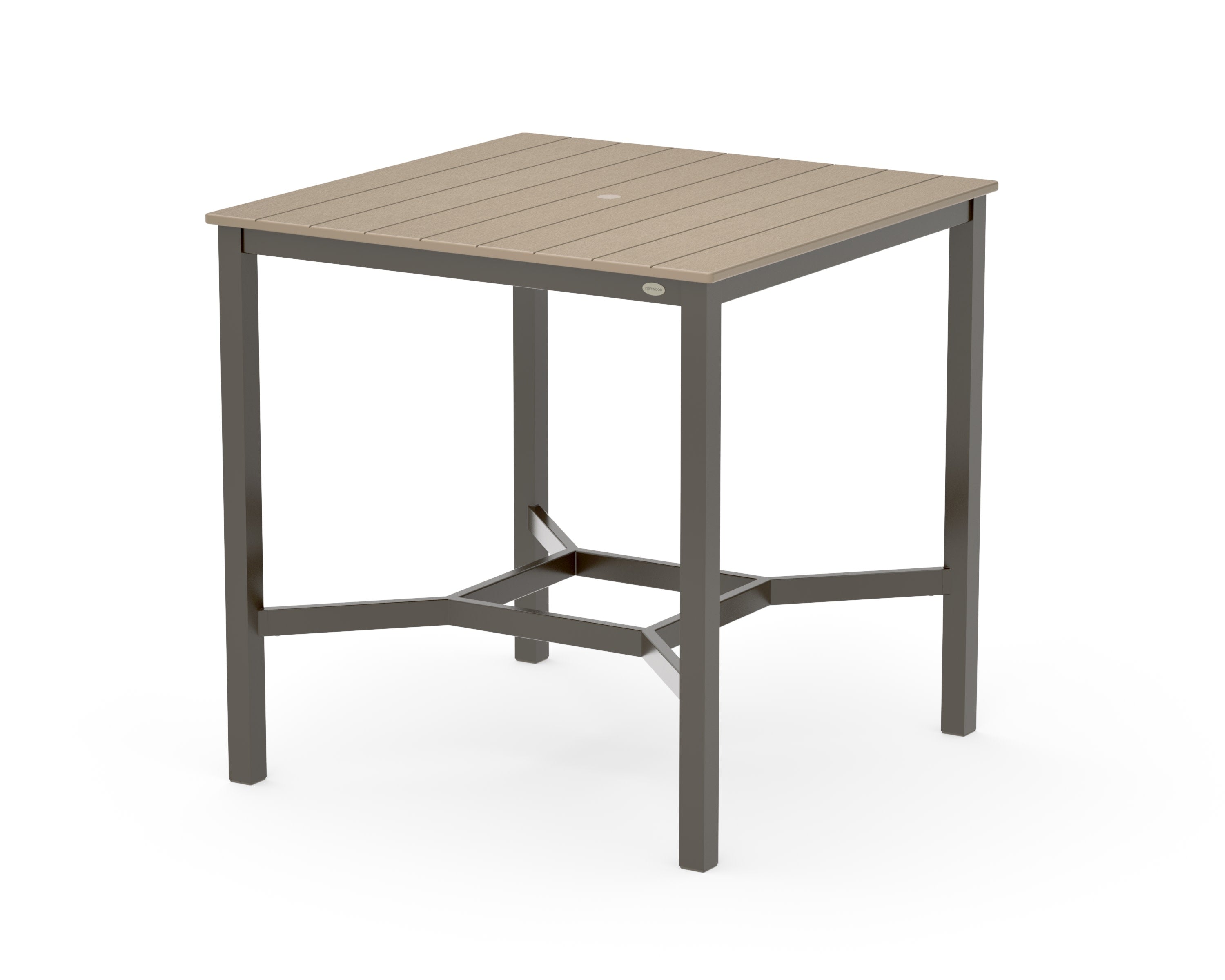 Main Street 42 x 42 Bar Table in Bronze / Vintage Sahara