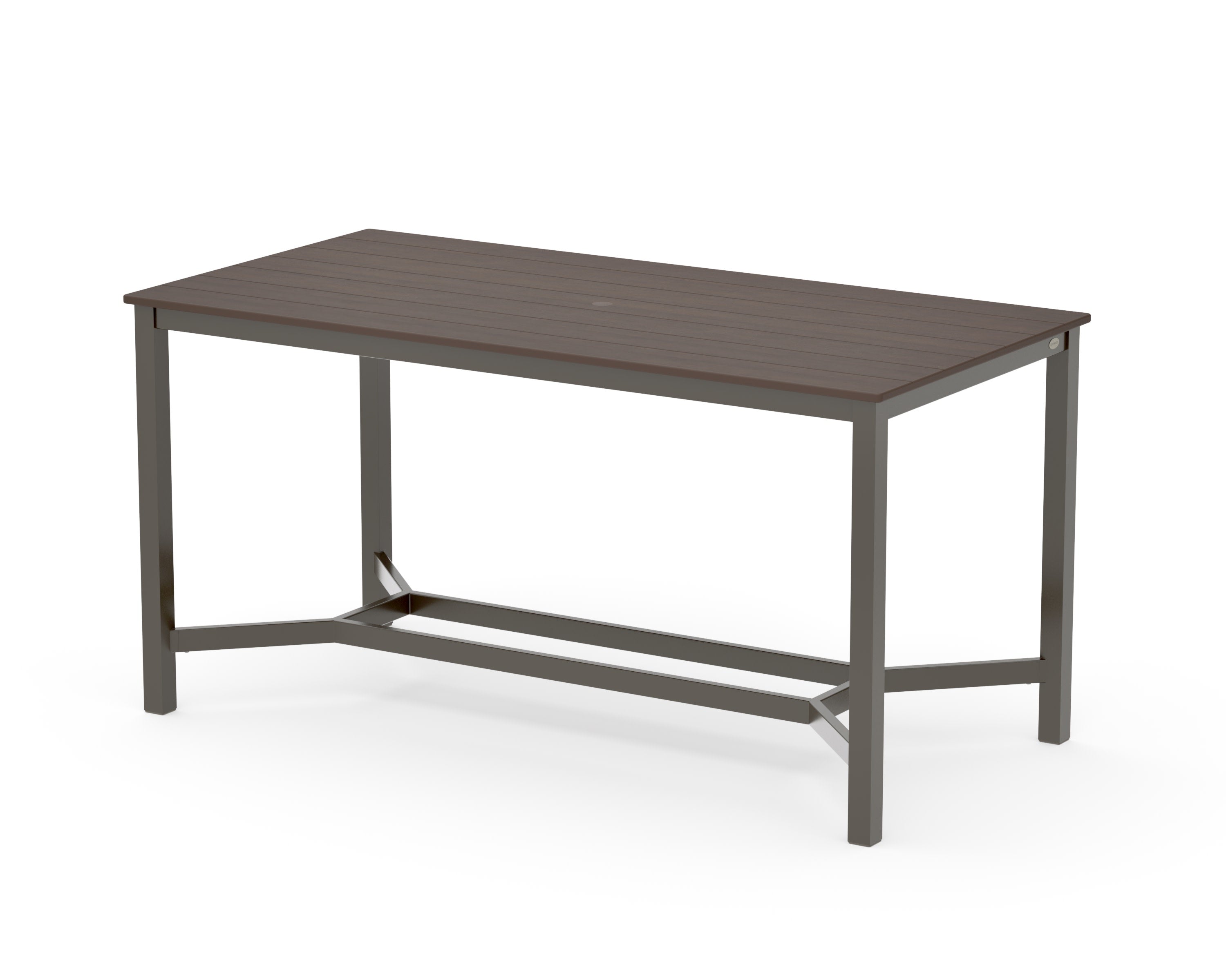 Main Street 36 x 72 Counter Table in Bronze / Kona