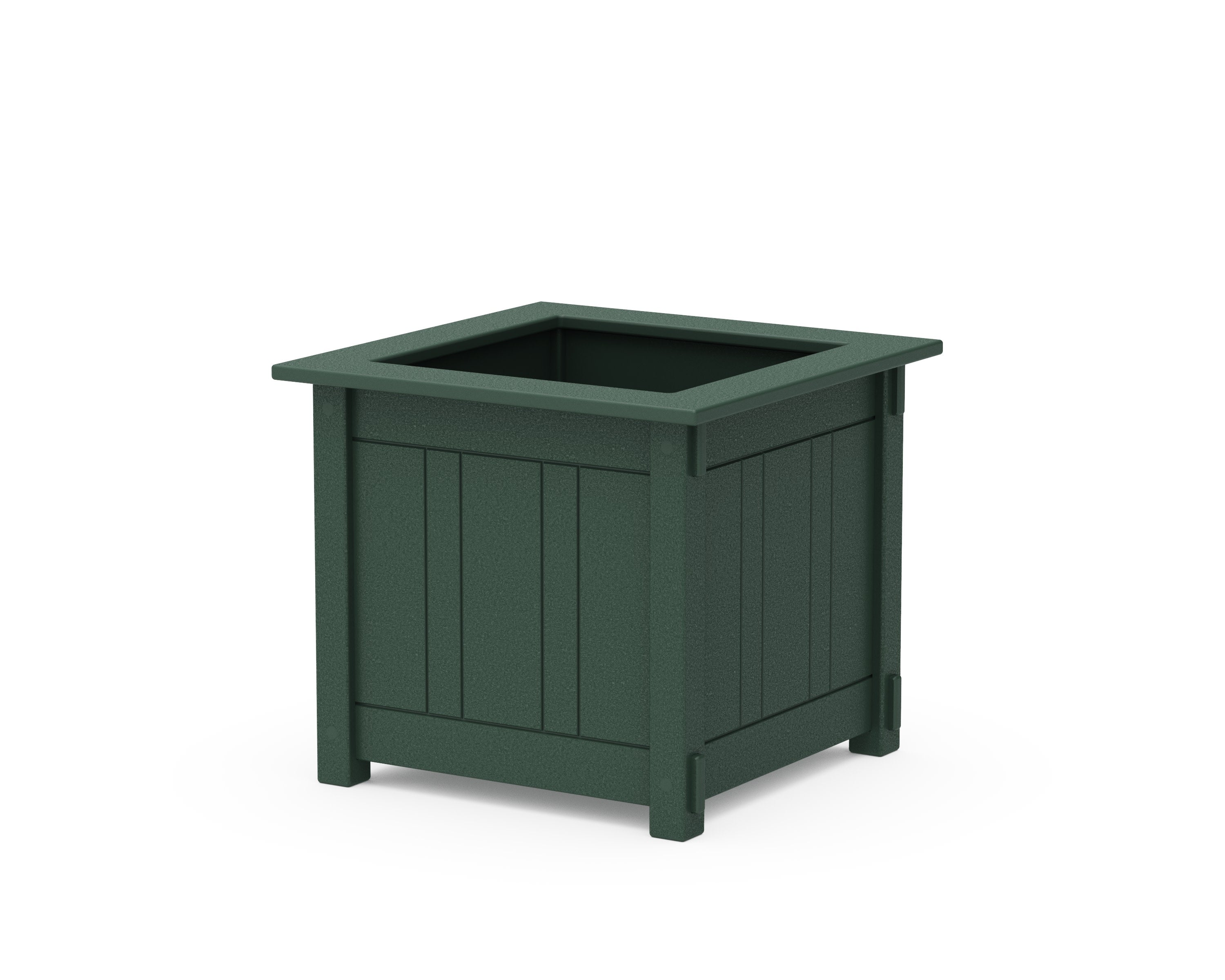 Acadia Large Square Planter Box in Green