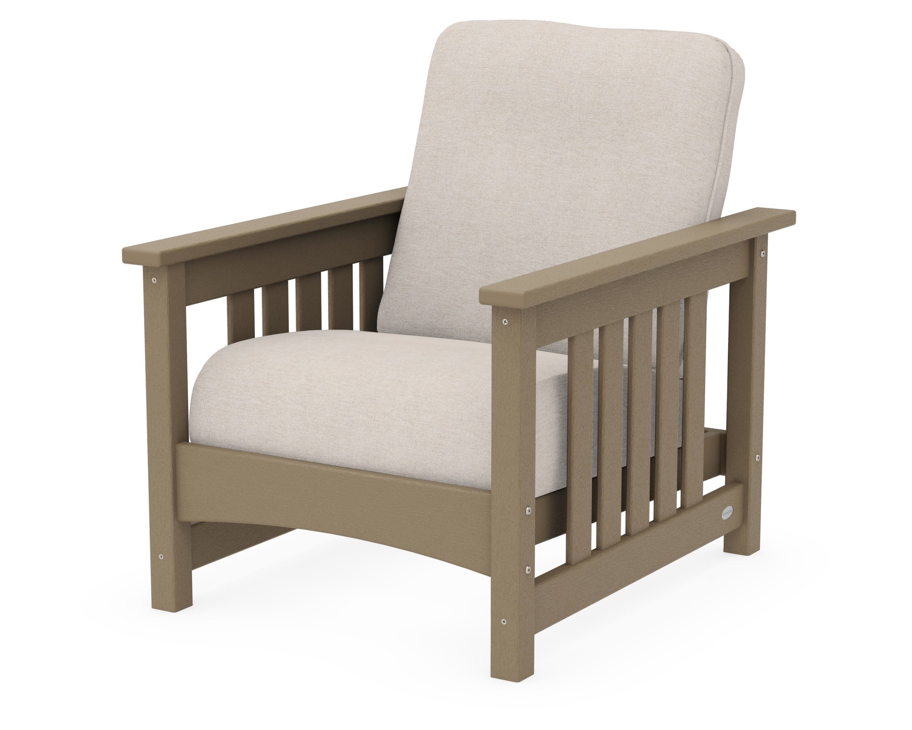 Club Mission Chair in Vintage Sahara / Nuance Cloud