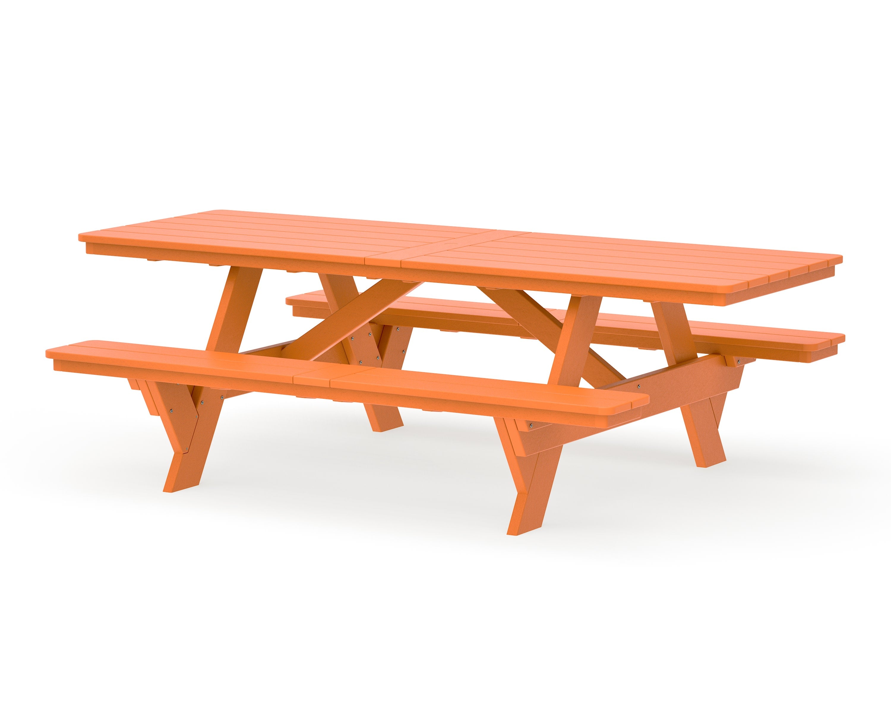 Rockford 98 ADA Picnic Table in Tangerine